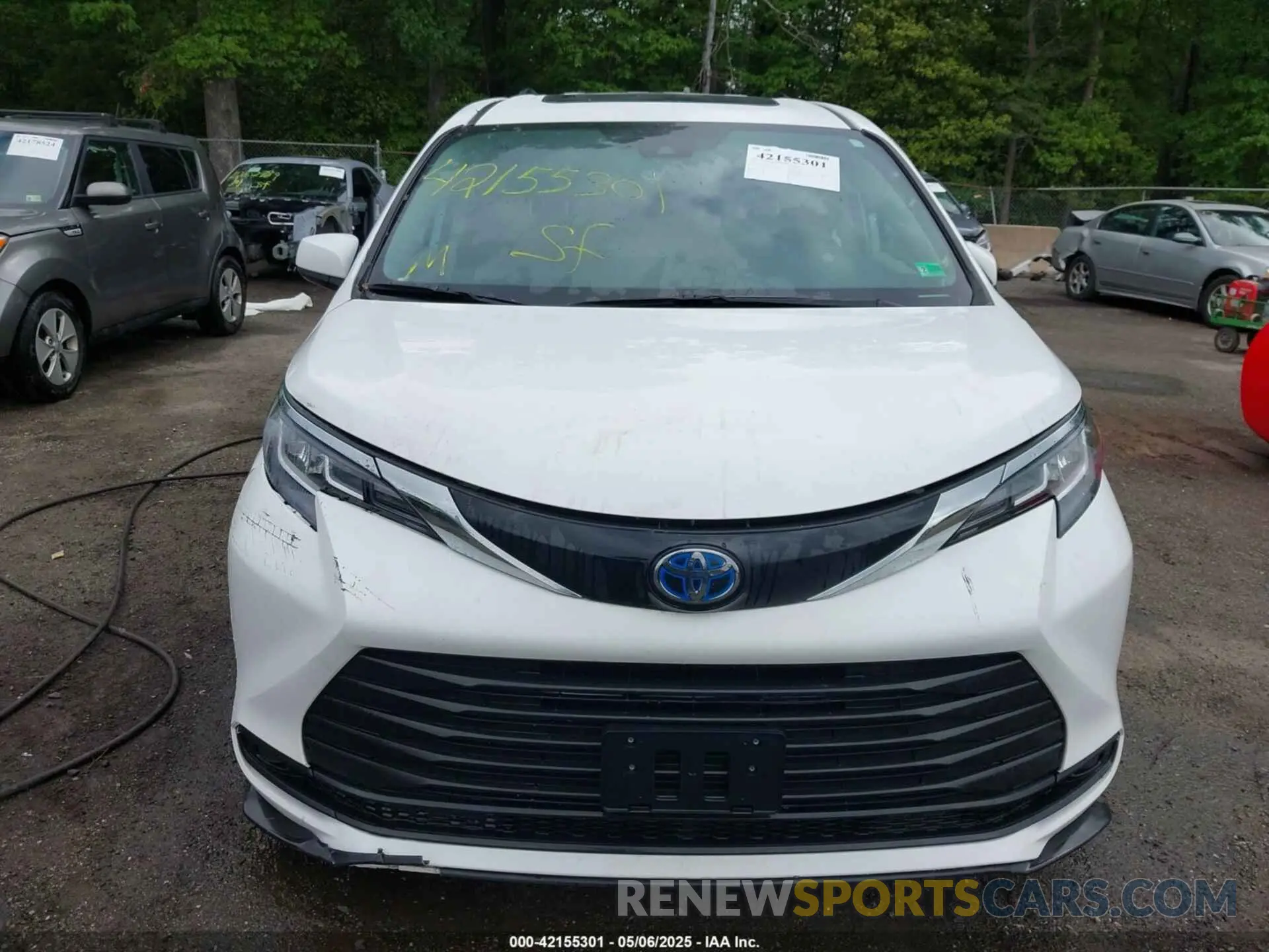 12 fotografías del automóvil dañado 5TDBRKEC8MS008394 TOYOTA SIENNA 2021