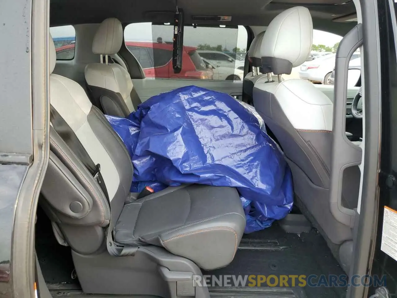 10 fotografías del automóvil dañado 5TDDRKEC0MS002338 TOYOTA SIENNA 2021