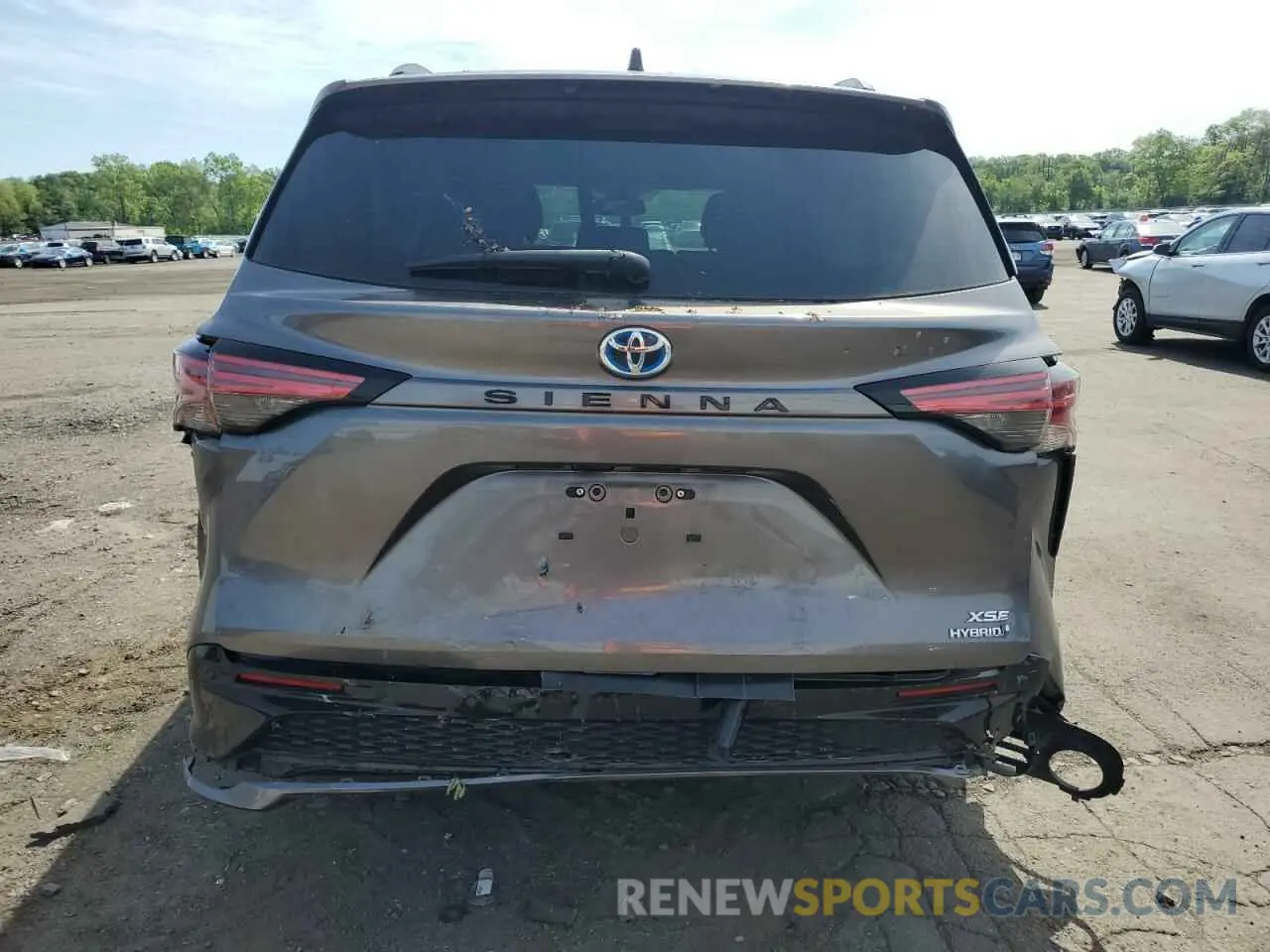 6 fotografías del automóvil dañado 5TDDRKEC0MS023190 TOYOTA SIENNA 2021