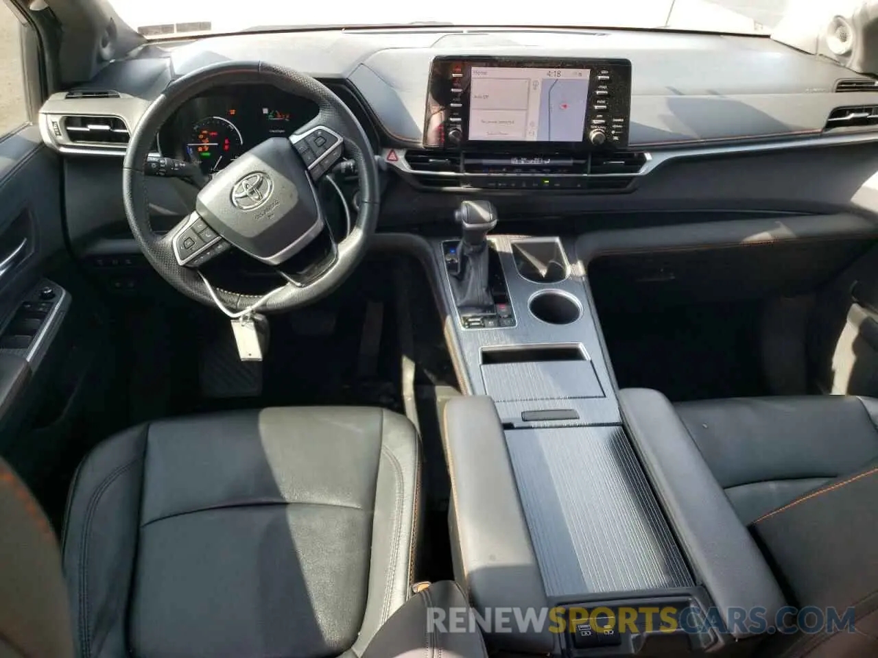 8 fotografías del automóvil dañado 5TDDRKEC0MS023190 TOYOTA SIENNA 2021