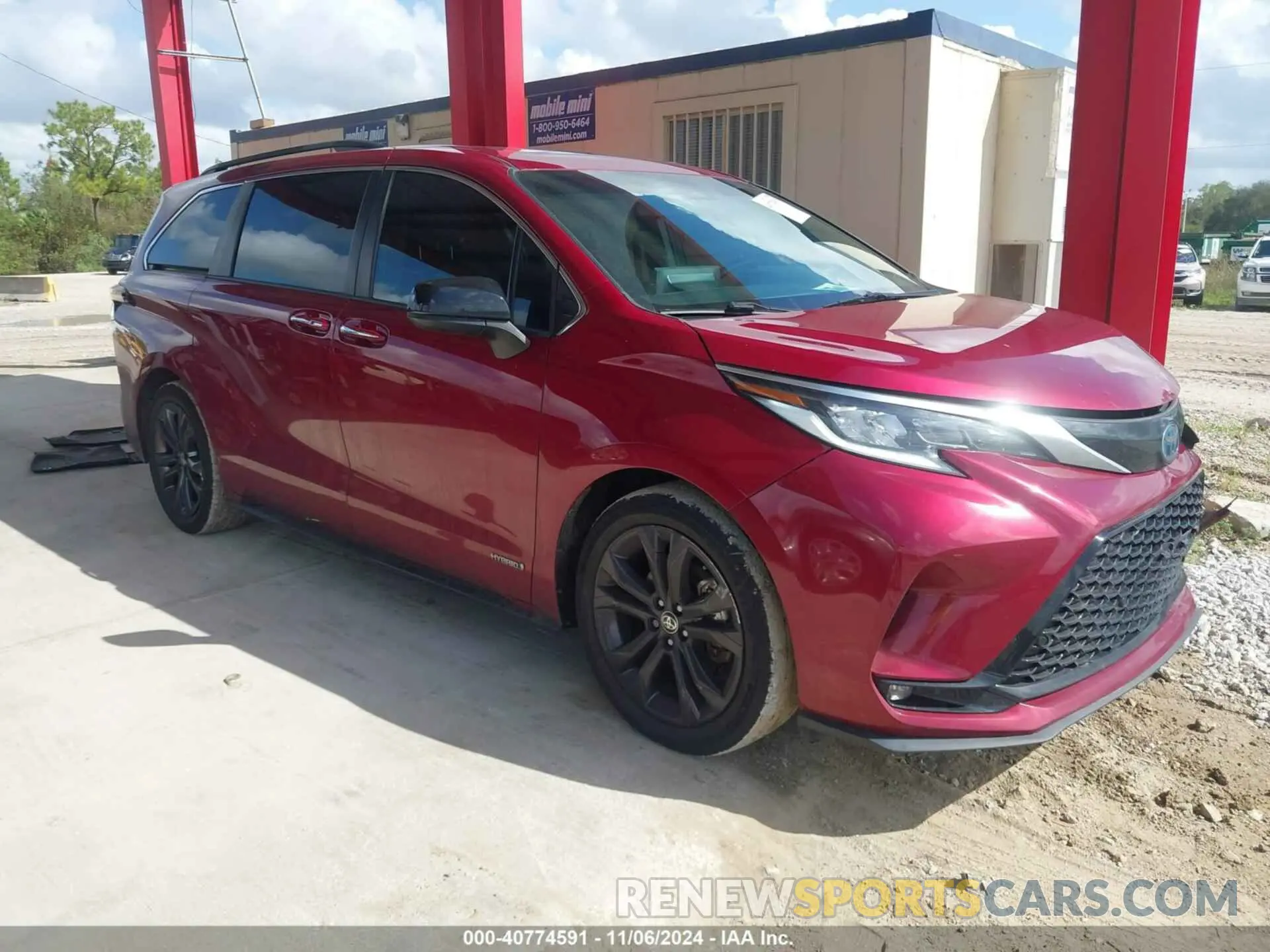 13 fotografías del automóvil dañado 5TDDRKEC0MS043195 TOYOTA SIENNA 2021