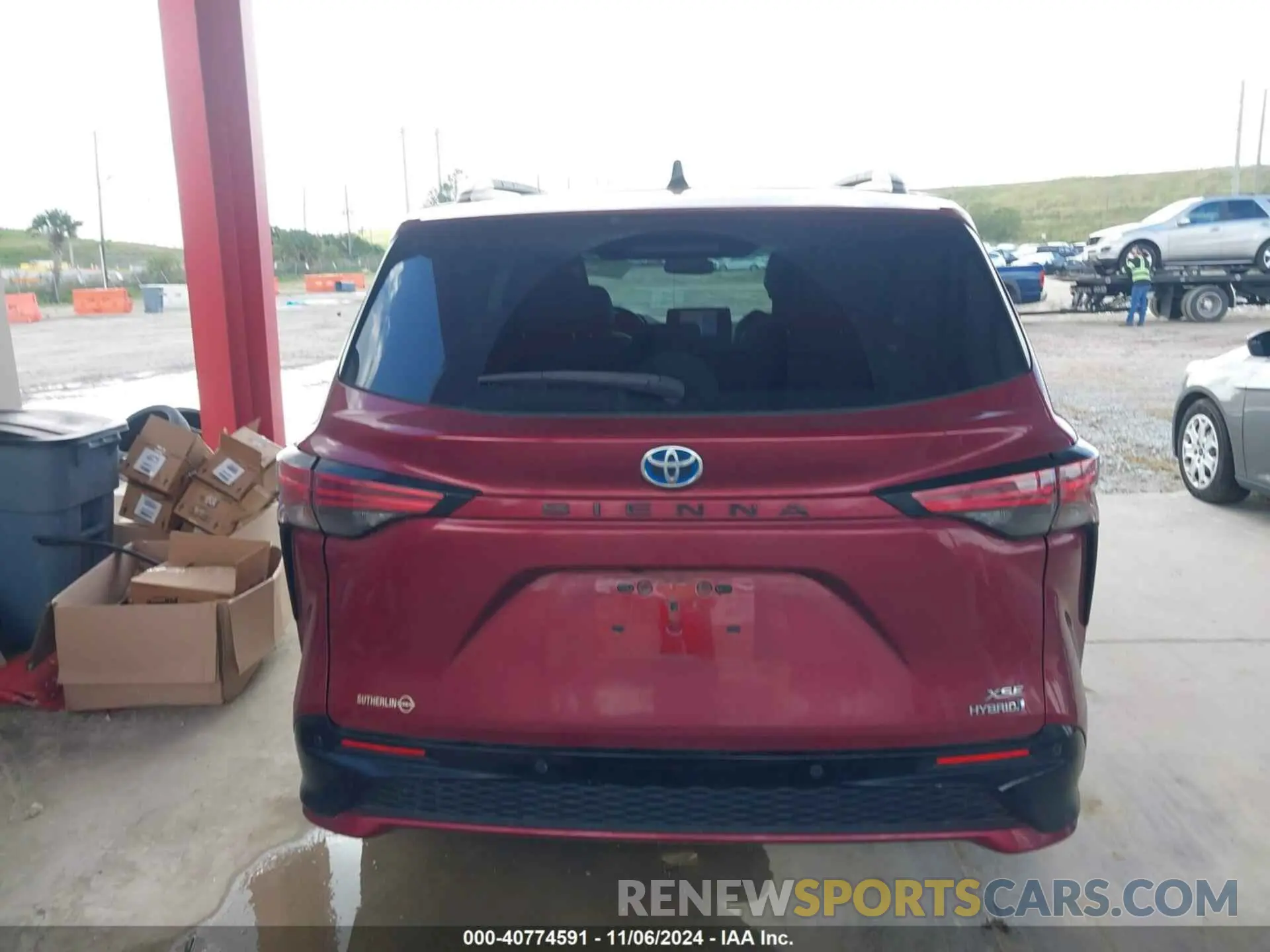 16 fotografías del automóvil dañado 5TDDRKEC0MS043195 TOYOTA SIENNA 2021
