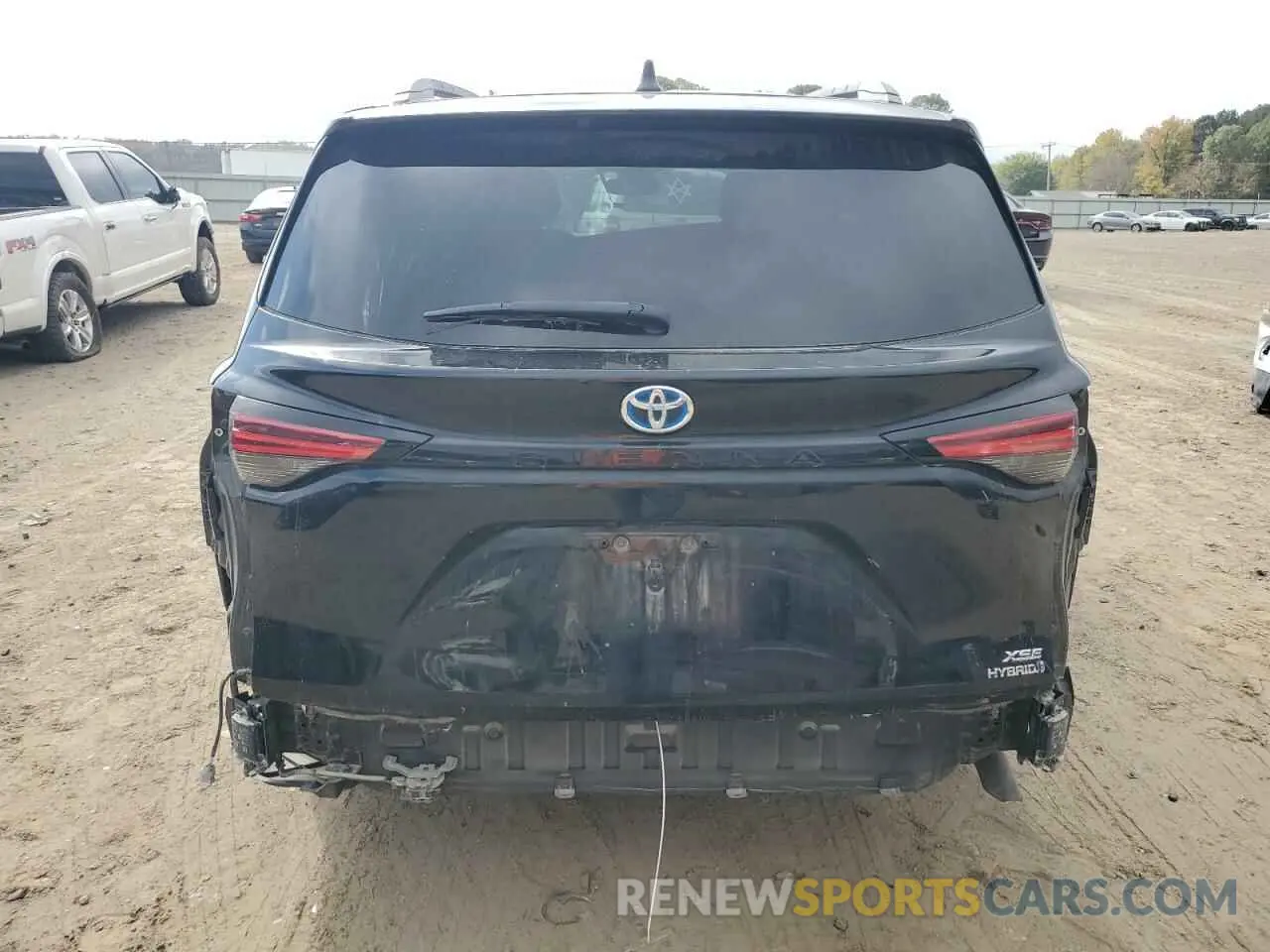 6 fotografías del automóvil dañado 5TDDRKEC3MS033230 TOYOTA SIENNA 2021