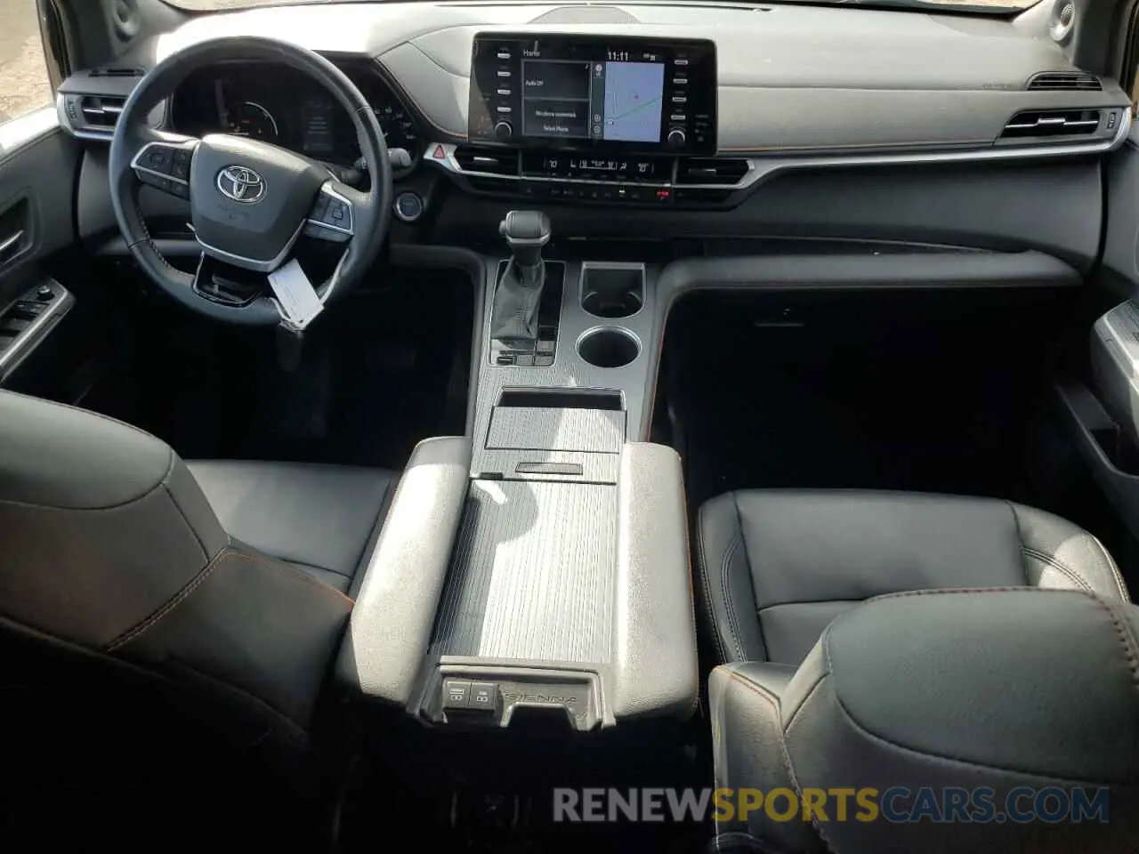 8 fotografías del automóvil dañado 5TDDRKEC3MS033230 TOYOTA SIENNA 2021