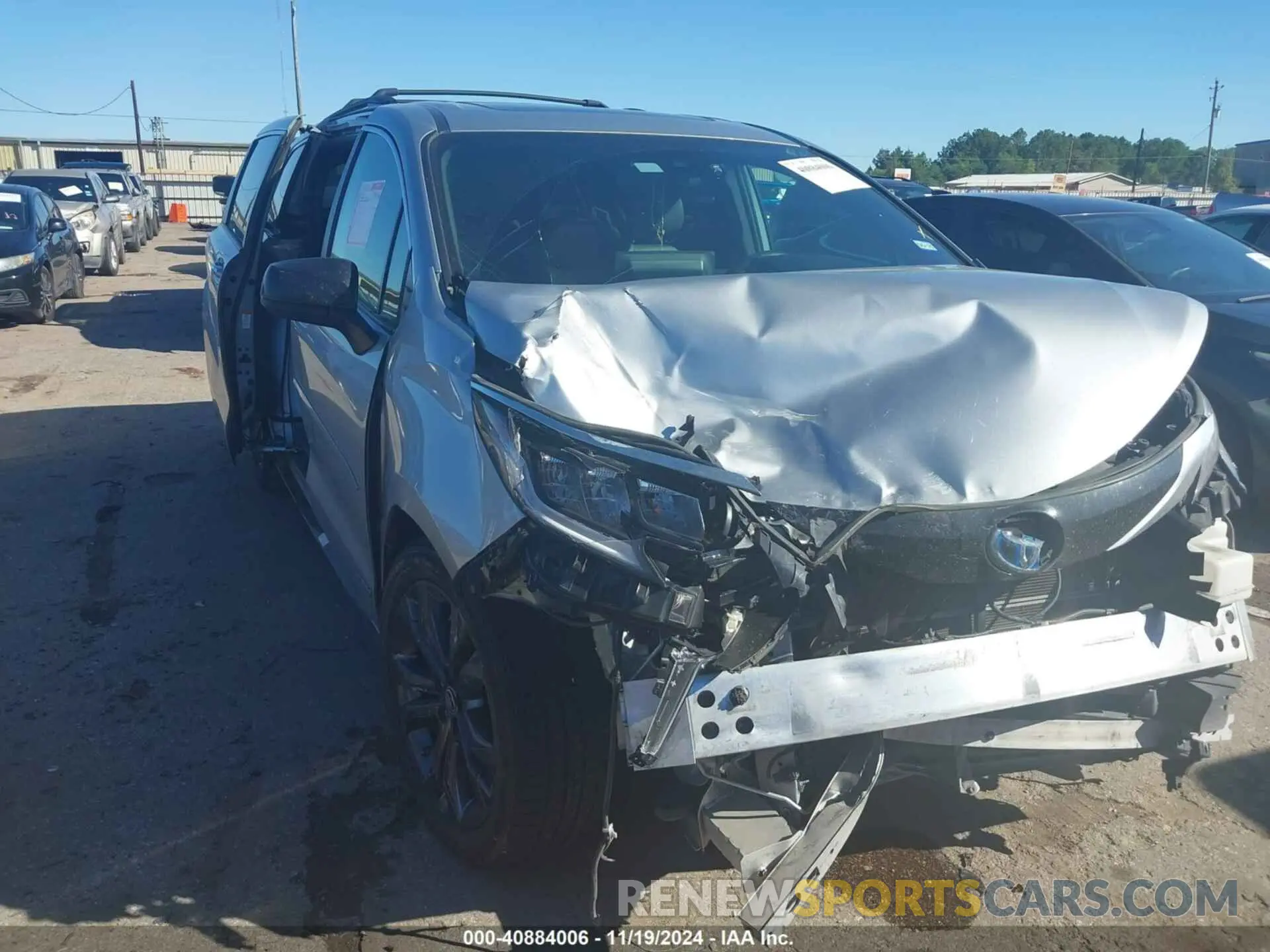 1 fotografías del automóvil dañado 5TDDRKEC4MS050568 TOYOTA SIENNA 2021