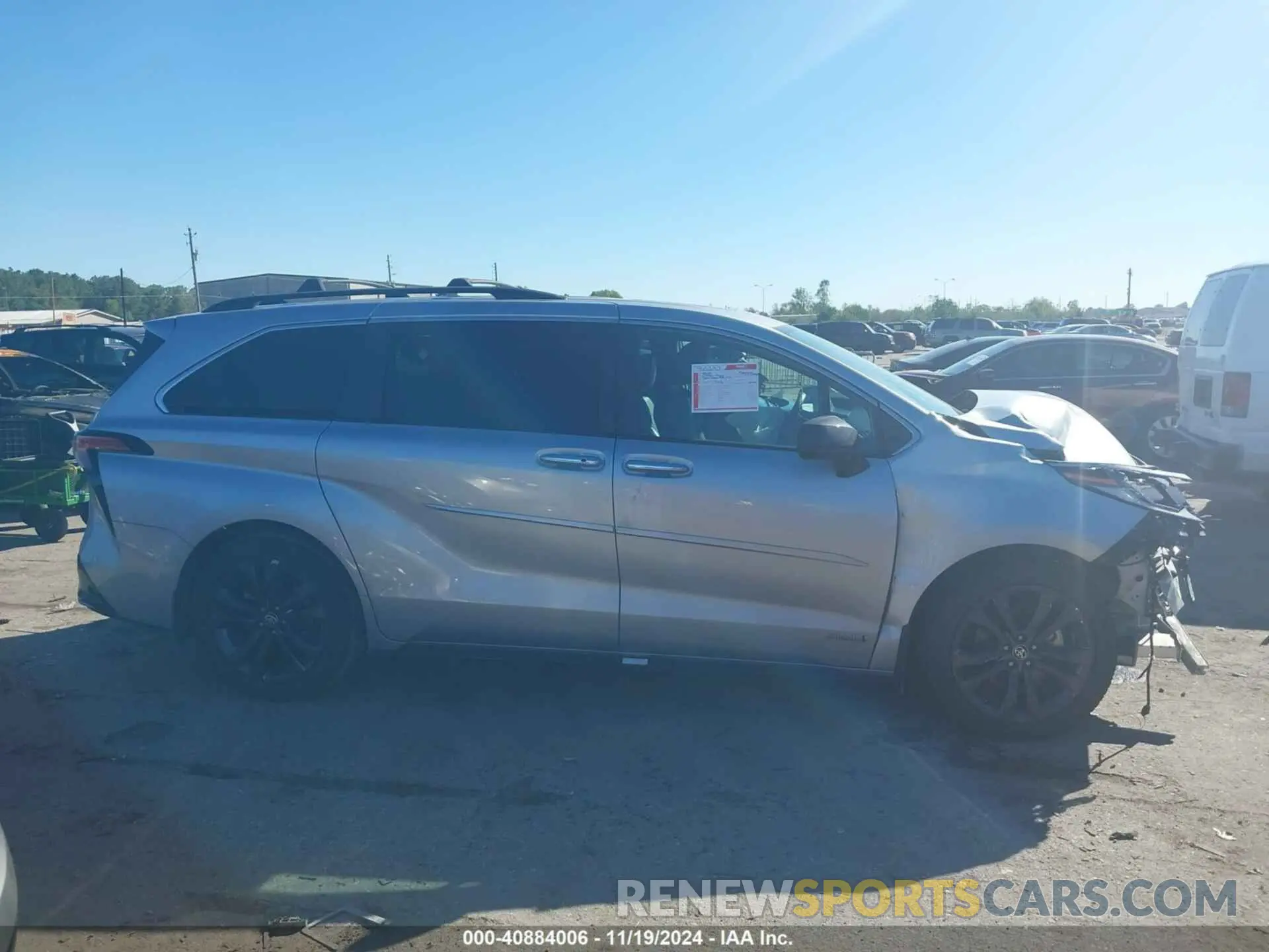 13 fotografías del automóvil dañado 5TDDRKEC4MS050568 TOYOTA SIENNA 2021