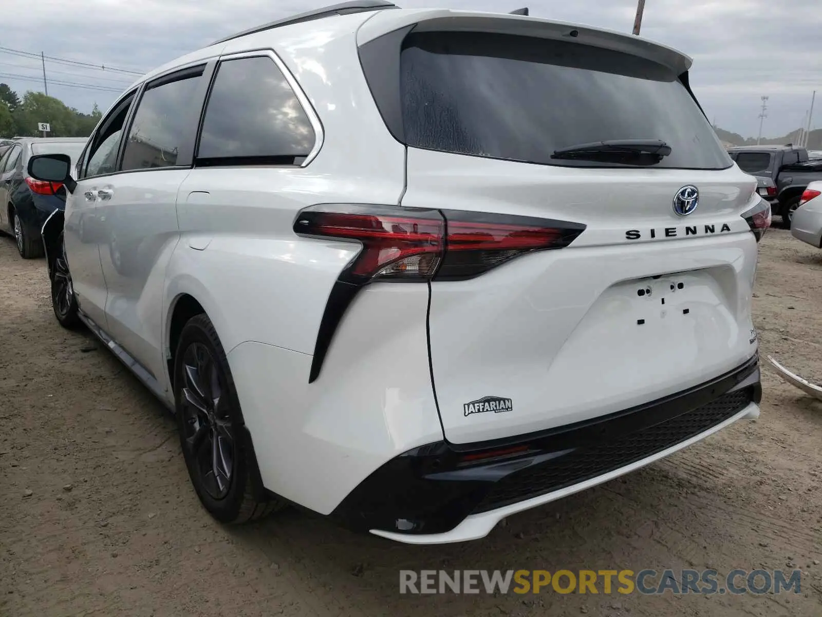 3 fotografías del automóvil dañado 5TDDRKEC7MS053951 TOYOTA SIENNA 2021