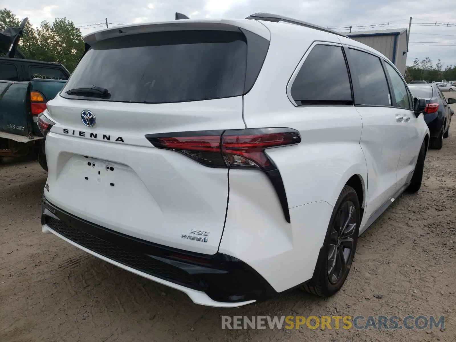 4 fotografías del automóvil dañado 5TDDRKEC7MS053951 TOYOTA SIENNA 2021