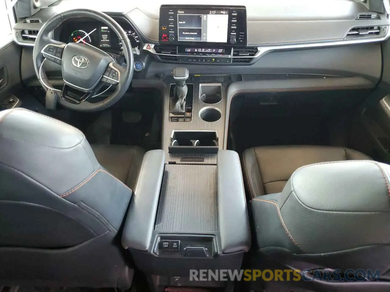 8 fotografías del automóvil dañado 5TDDRKEC9MS009448 TOYOTA SIENNA 2021