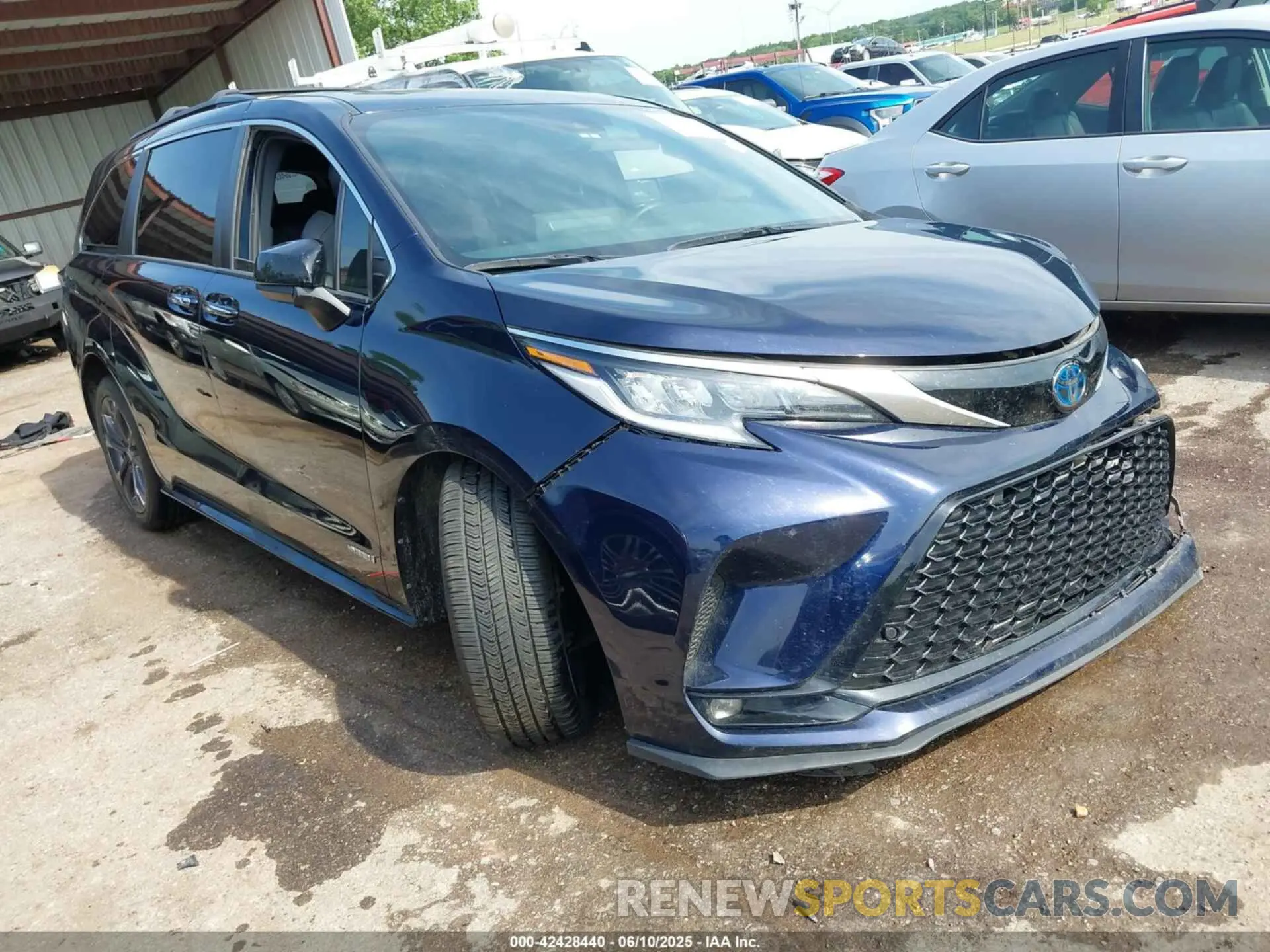1 fotografías del automóvil dañado 5TDDRKEC9MS045558 TOYOTA SIENNA 2021