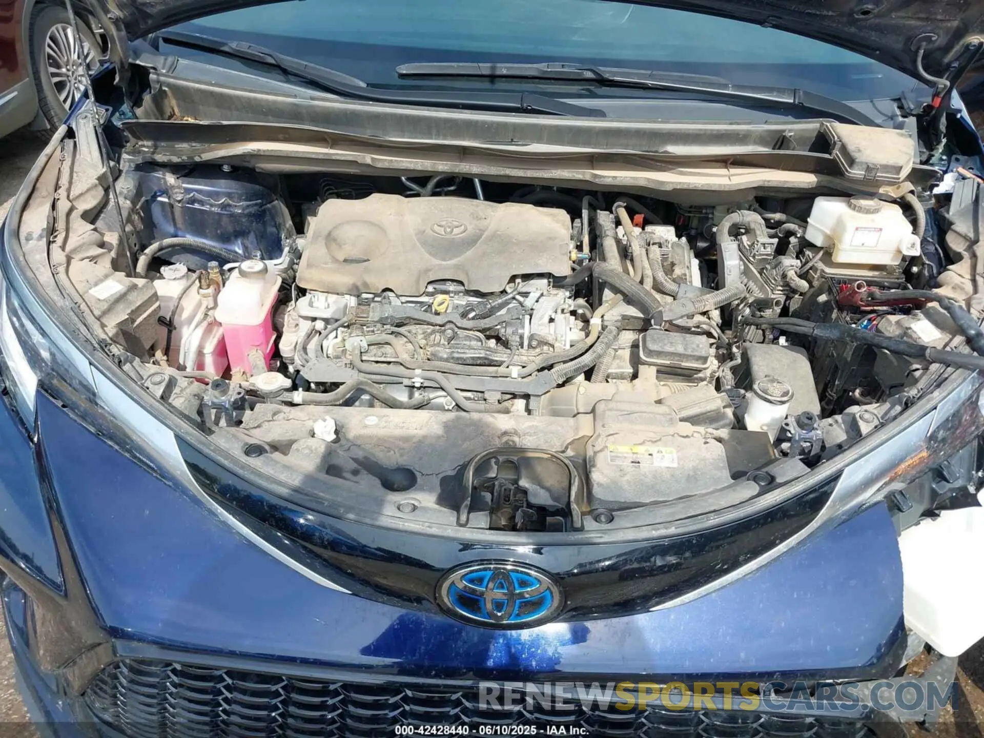 10 fotografías del automóvil dañado 5TDDRKEC9MS045558 TOYOTA SIENNA 2021