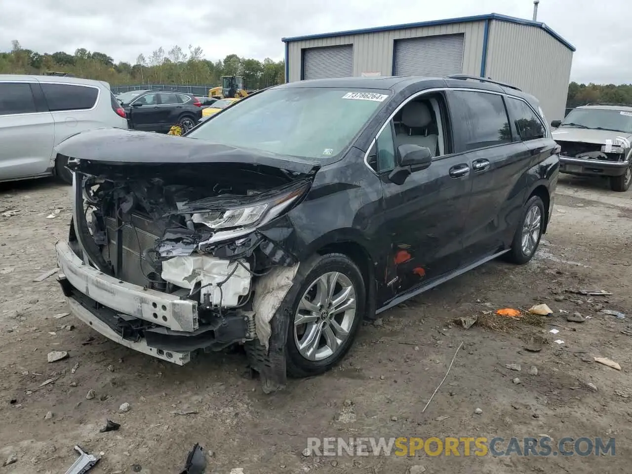 1 fotografías del automóvil dañado 5TDDSKFC0MS025251 TOYOTA SIENNA 2021