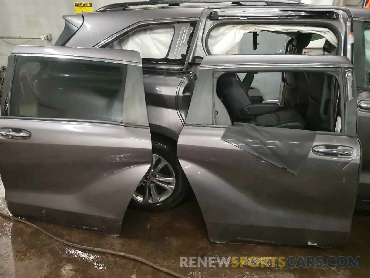 13 fotografías del automóvil dañado 5TDDSKFC1MS003145 TOYOTA SIENNA 2021