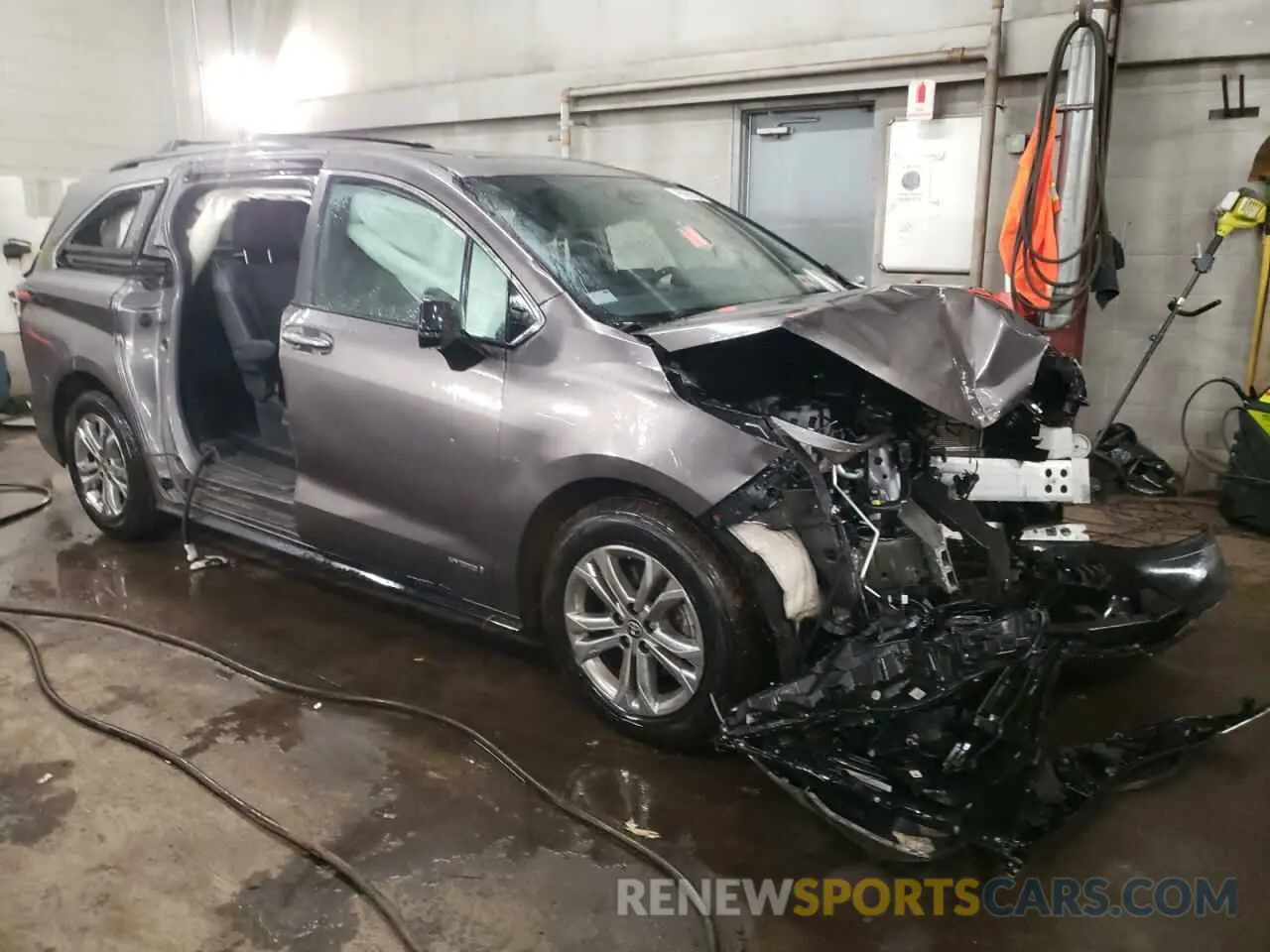 4 fotografías del automóvil dañado 5TDDSKFC1MS003145 TOYOTA SIENNA 2021