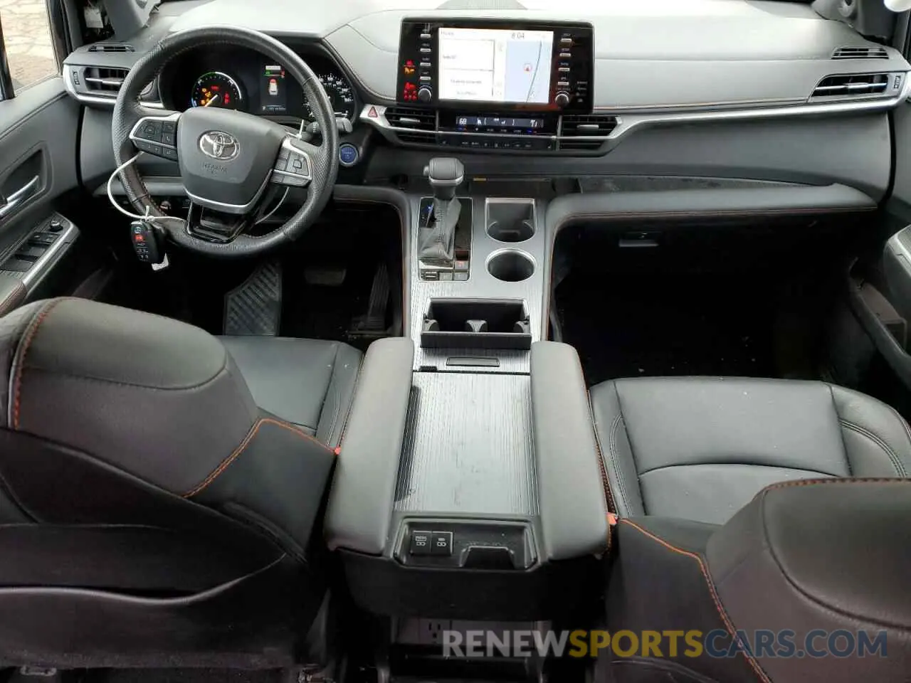 8 fotografías del automóvil dañado 5TDDSKFC1MS029907 TOYOTA SIENNA 2021