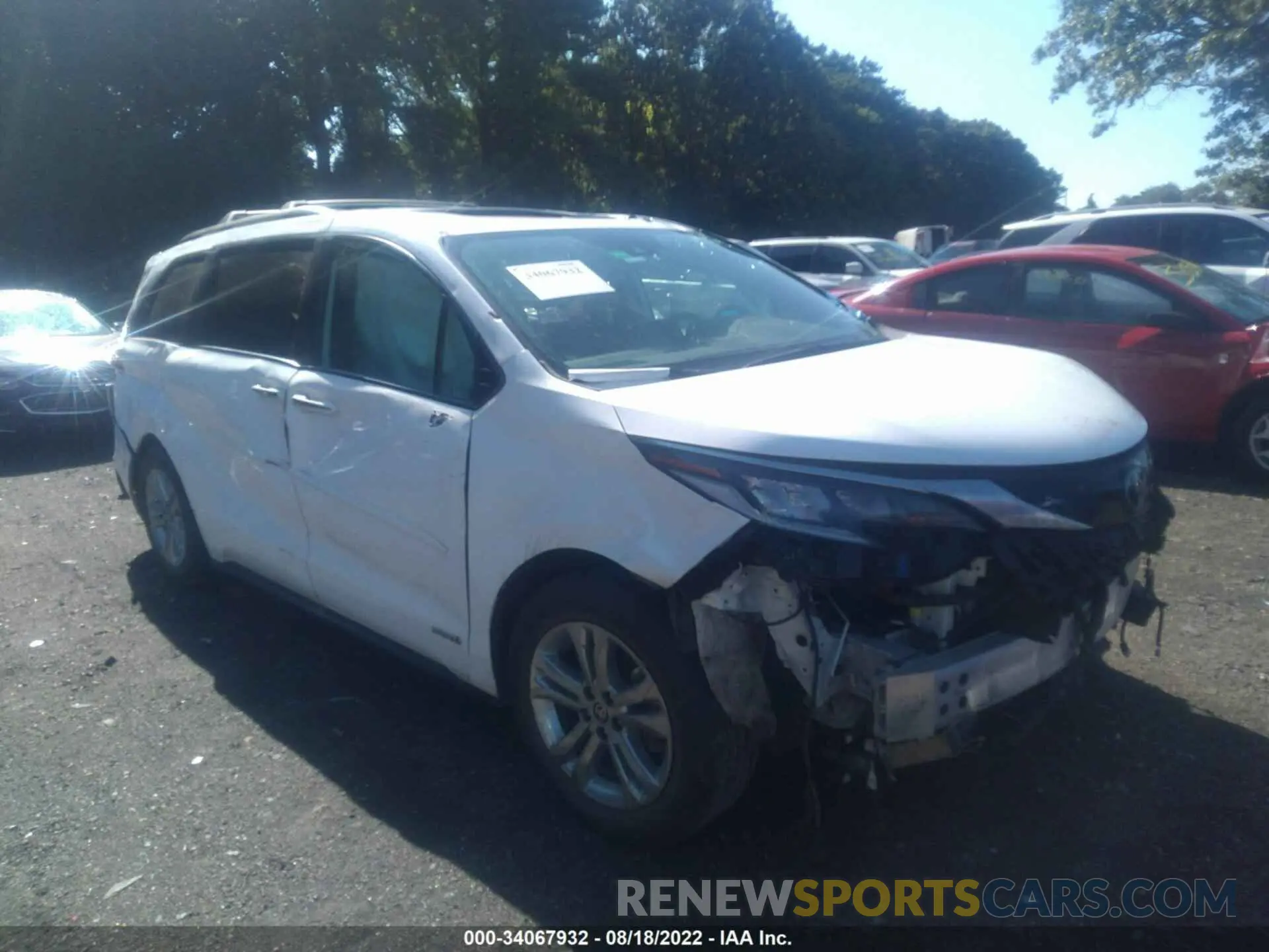 1 fotografías del automóvil dañado 5TDDSKFC2MS007639 TOYOTA SIENNA 2021