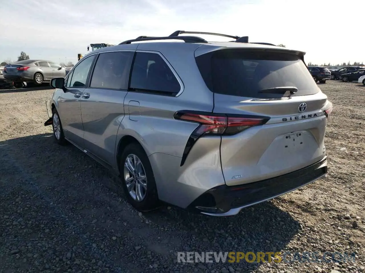 3 fotografías del automóvil dañado 5TDDSKFC6MS004937 TOYOTA SIENNA 2021