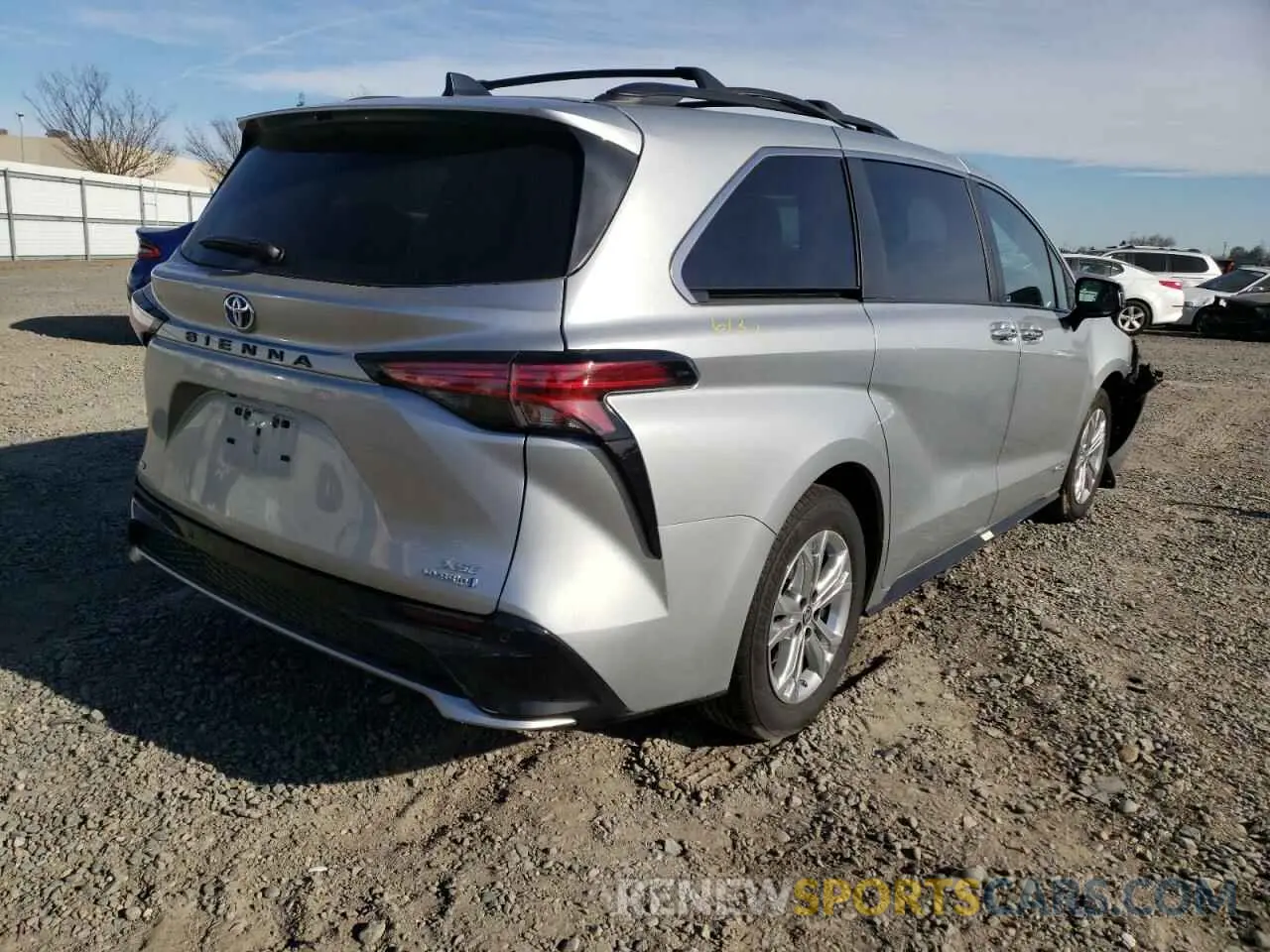 4 fotografías del automóvil dañado 5TDDSKFC6MS004937 TOYOTA SIENNA 2021