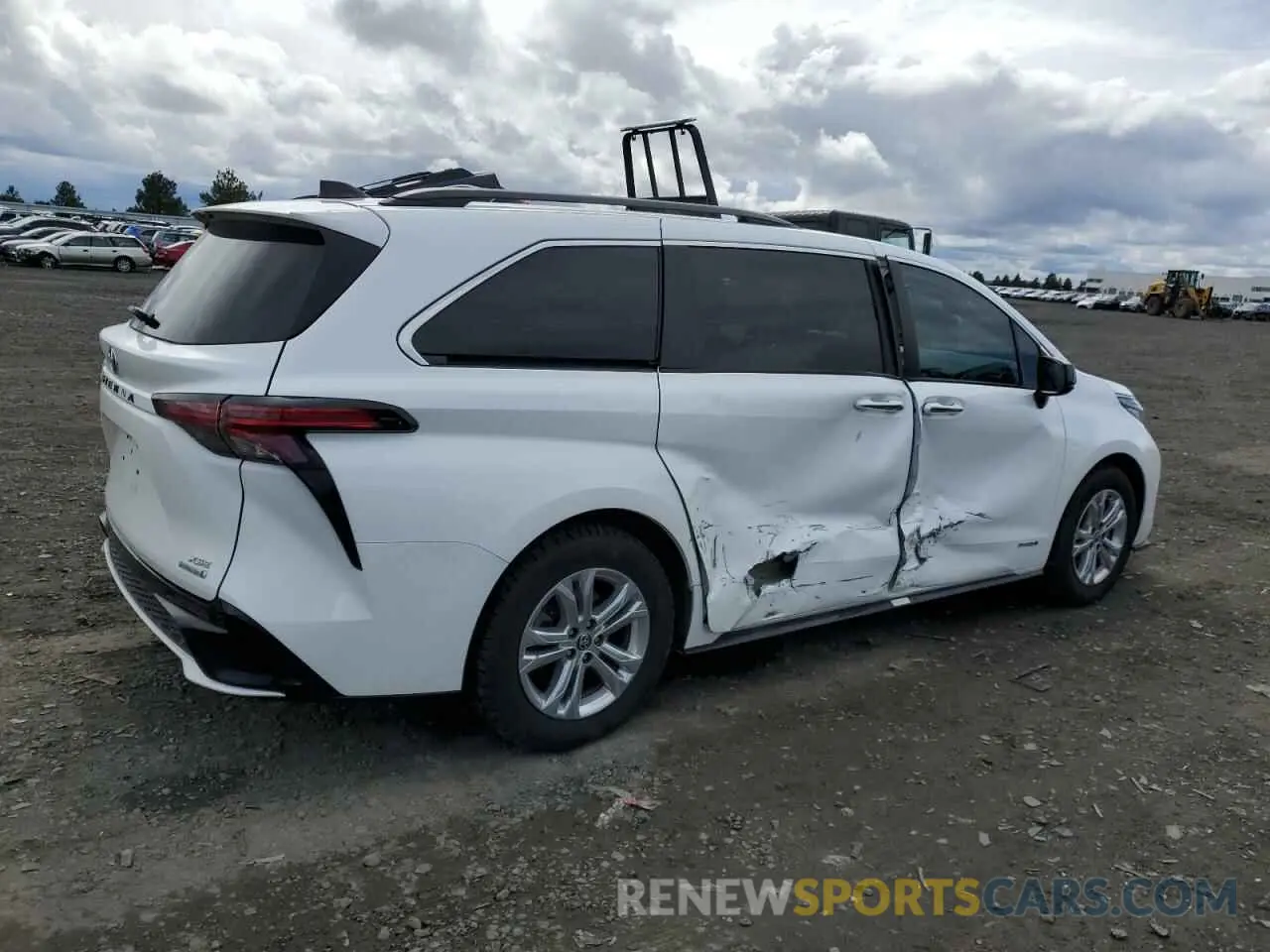 3 fotografías del automóvil dañado 5TDDSKFC7MS037087 TOYOTA SIENNA 2021