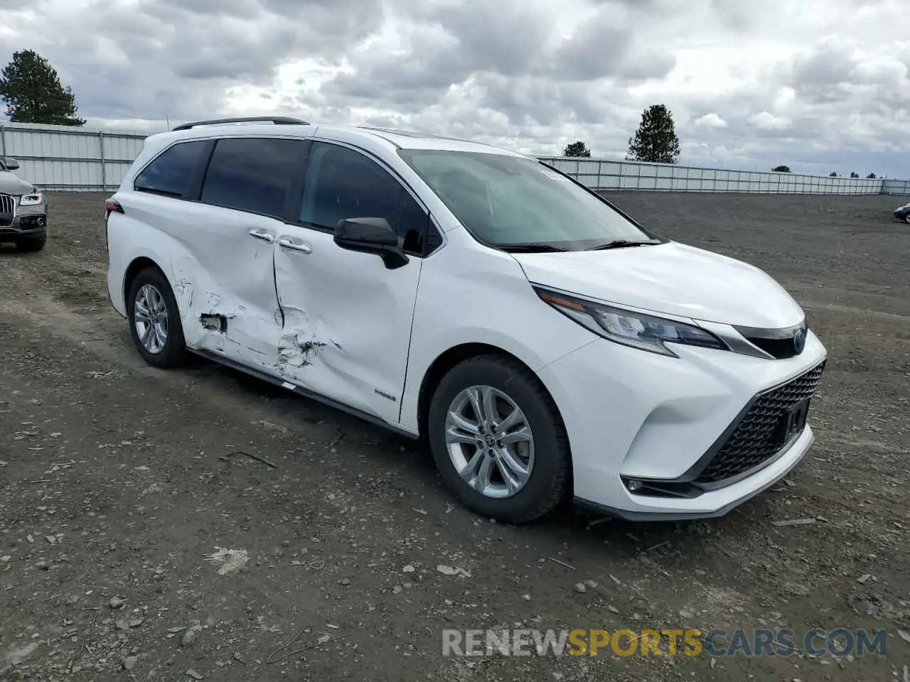 4 fotografías del automóvil dañado 5TDDSKFC7MS037087 TOYOTA SIENNA 2021