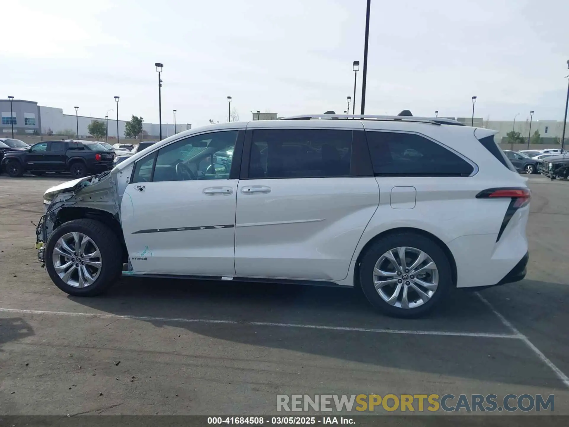 15 fotografías del automóvil dañado 5TDERKEC0MS009522 TOYOTA SIENNA 2021