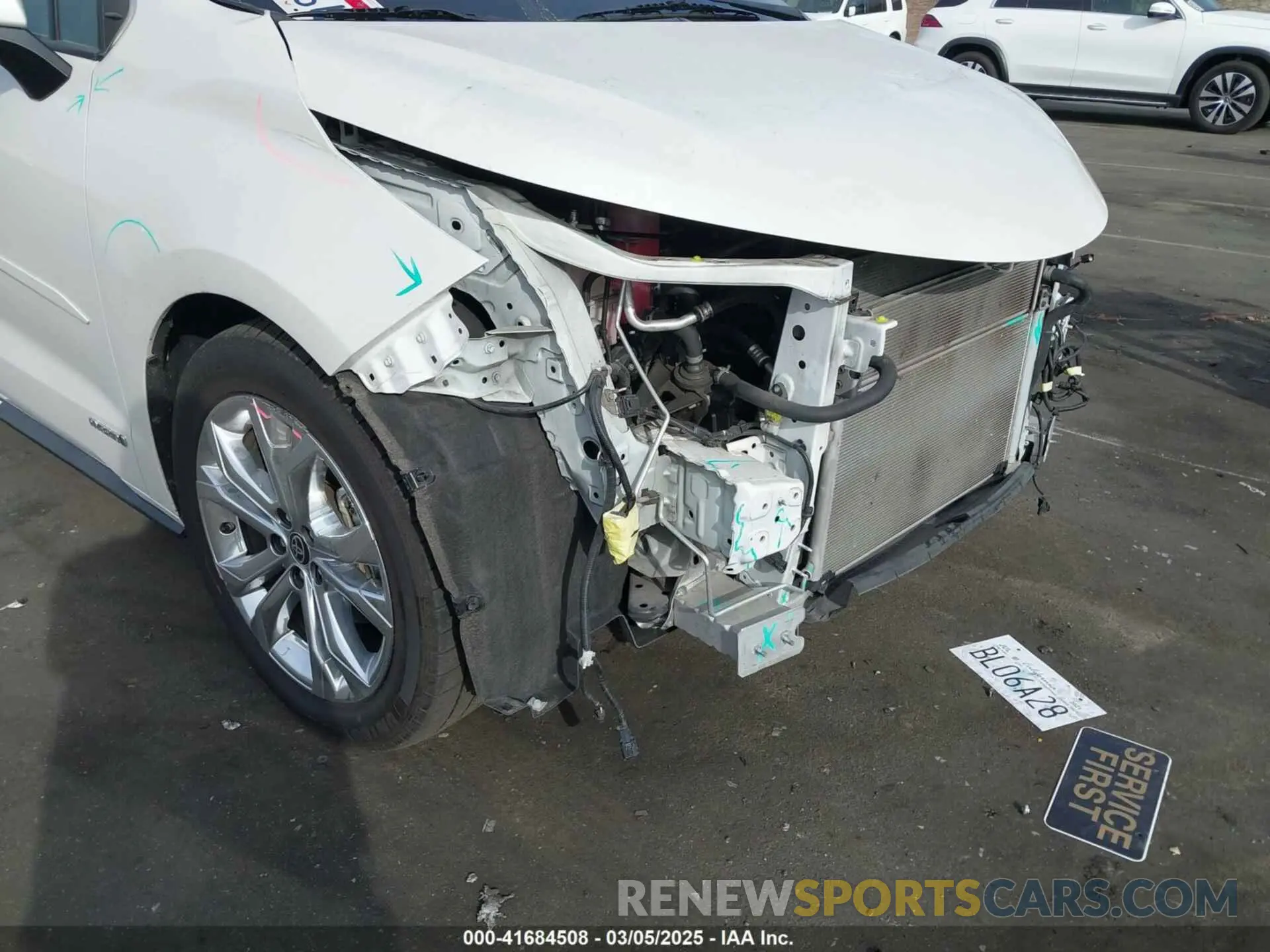 19 fotografías del automóvil dañado 5TDERKEC0MS009522 TOYOTA SIENNA 2021