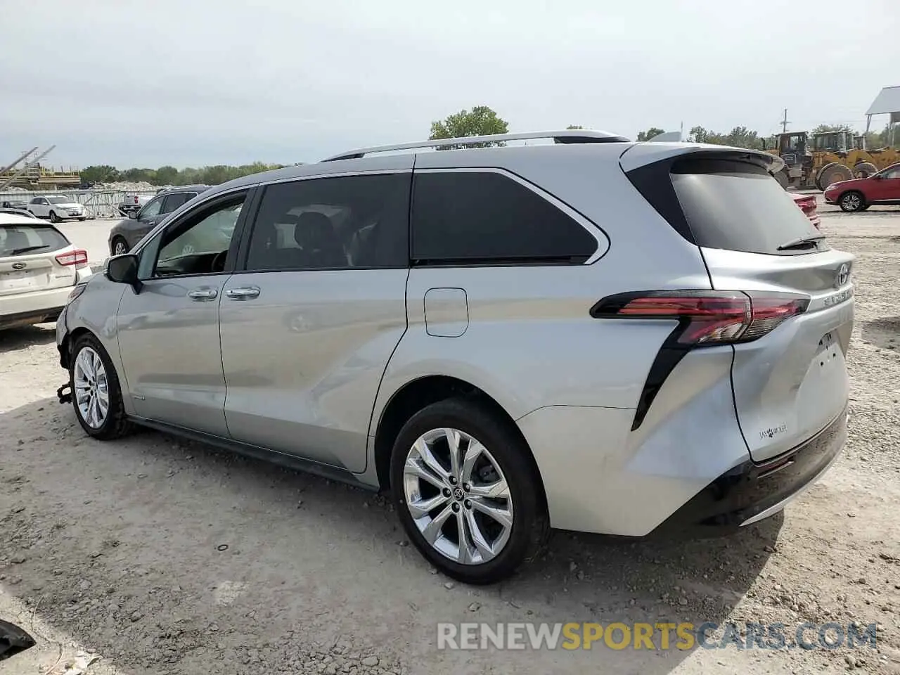 2 fotografías del automóvil dañado 5TDERKEC5MS065875 TOYOTA SIENNA 2021