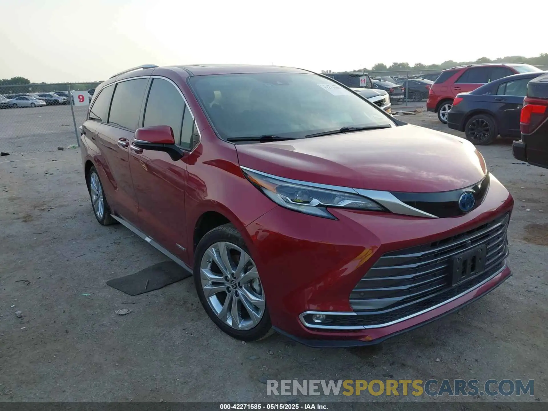 1 fotografías del automóvil dañado 5TDERKECXMS056234 TOYOTA SIENNA 2021