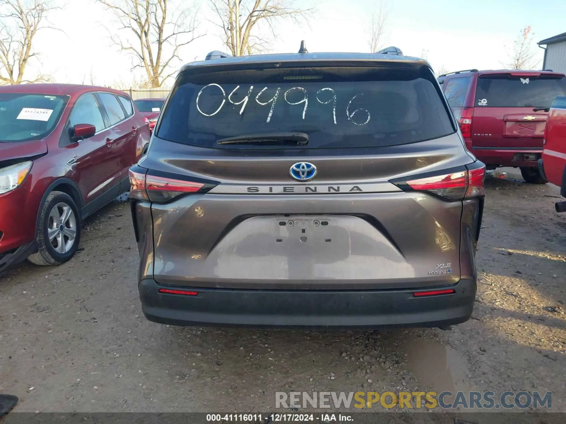 16 fotografías del automóvil dañado 5TDJRKEC2MS044996 TOYOTA SIENNA 2021