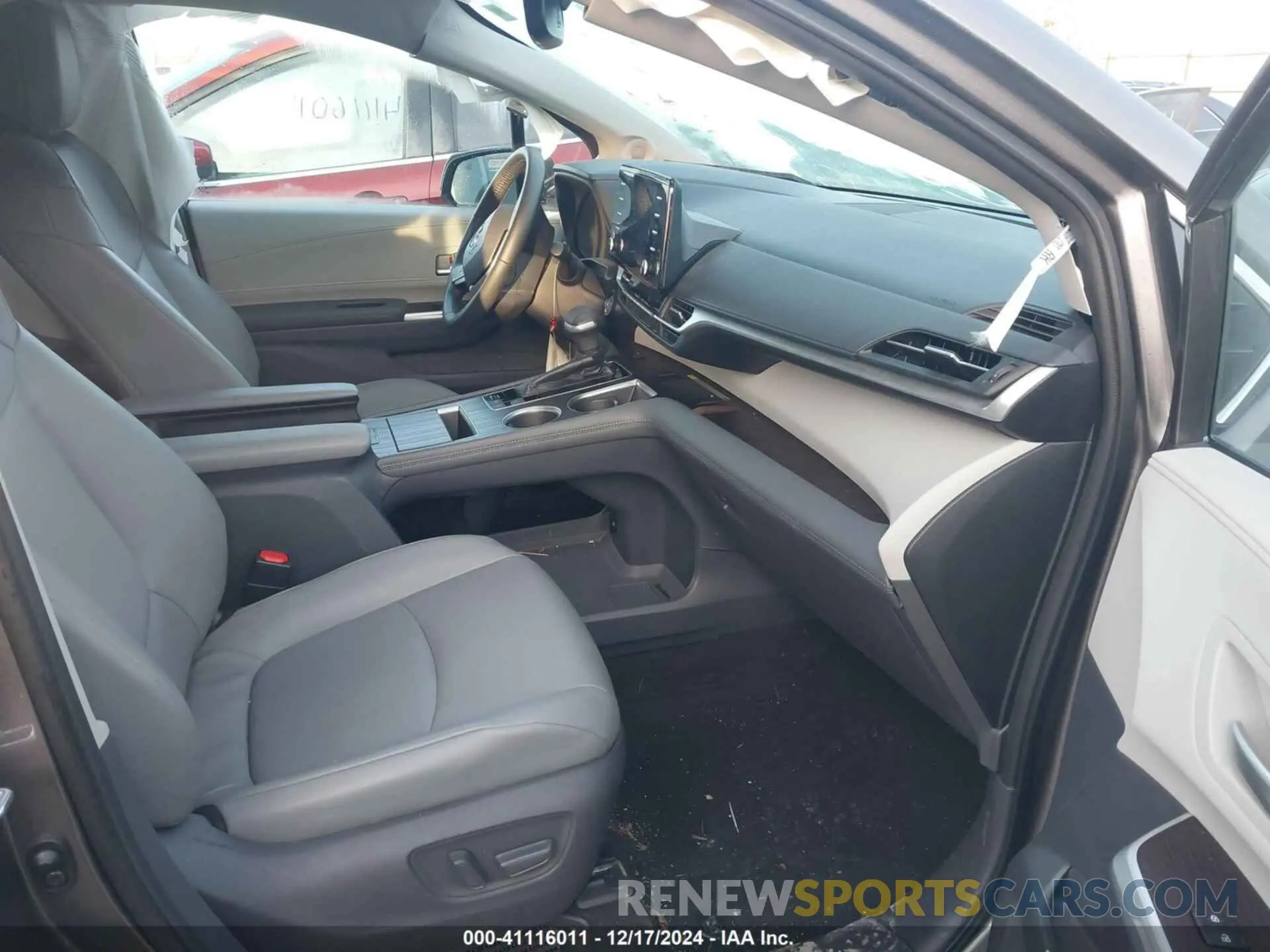 5 fotografías del automóvil dañado 5TDJRKEC2MS044996 TOYOTA SIENNA 2021