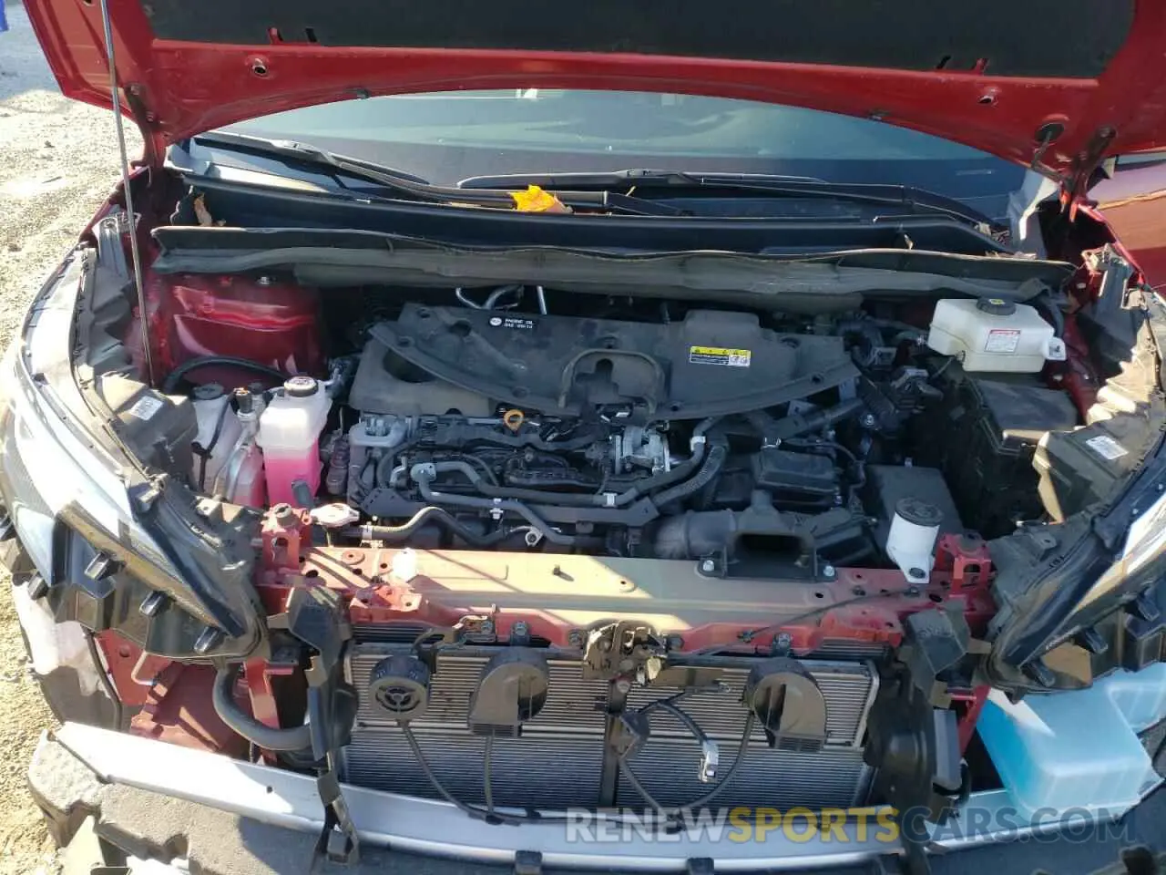 11 fotografías del automóvil dañado 5TDJRKEC3MS016303 TOYOTA SIENNA 2021