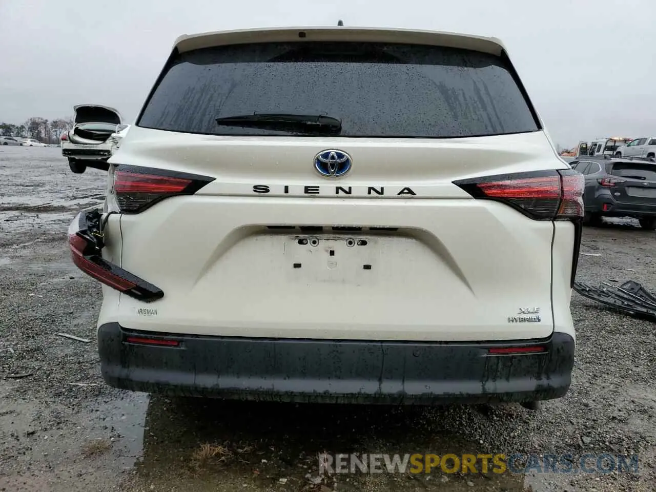 6 fotografías del automóvil dañado 5TDJRKEC4MS039721 TOYOTA SIENNA 2021