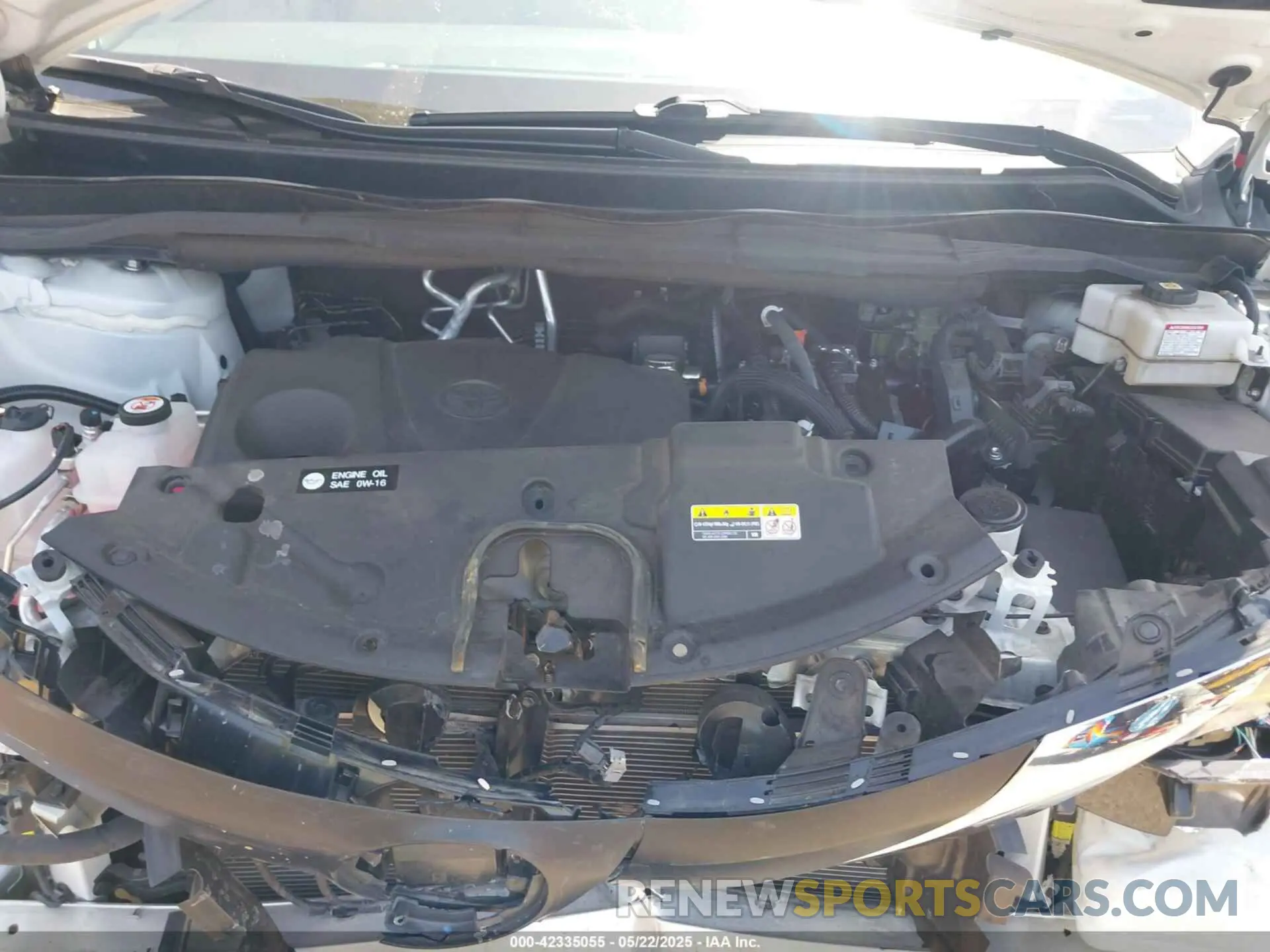 10 fotografías del automóvil dañado 5TDJRKEC8MS032240 TOYOTA SIENNA 2021