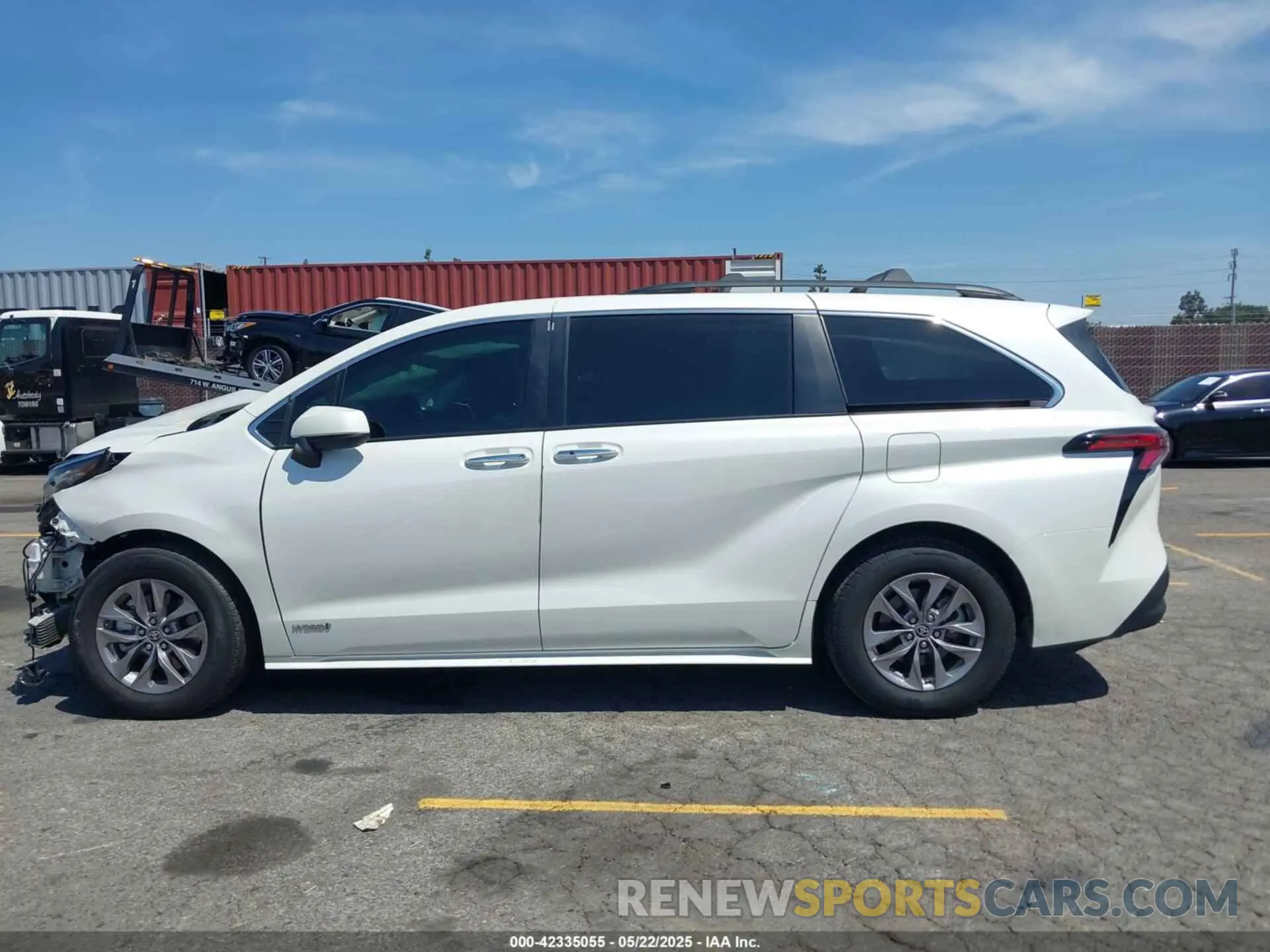 14 fotografías del automóvil dañado 5TDJRKEC8MS032240 TOYOTA SIENNA 2021