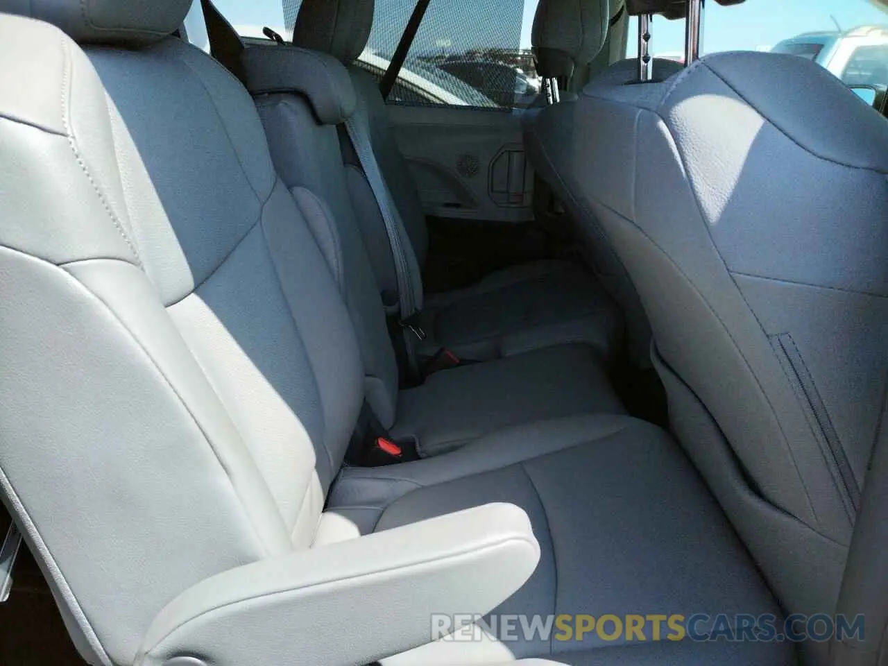 6 fotografías del automóvil dañado 5TDJRKEC9MS033204 TOYOTA SIENNA 2021