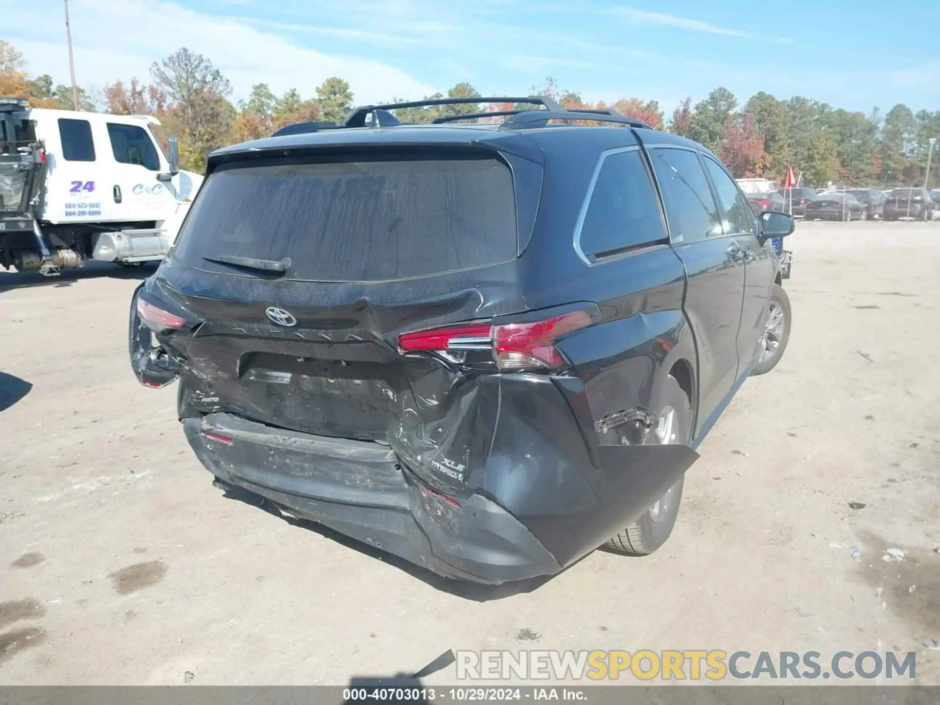 4 fotografías del automóvil dañado 5TDJSKFC1MS024418 TOYOTA SIENNA 2021