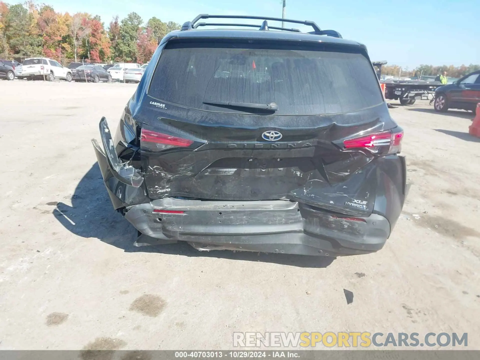 6 fotografías del automóvil dañado 5TDJSKFC1MS024418 TOYOTA SIENNA 2021