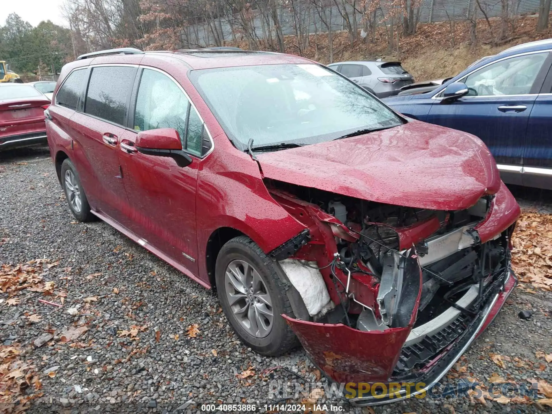 1 fotografías del automóvil dañado 5TDJSKFCXMS014664 TOYOTA SIENNA 2021