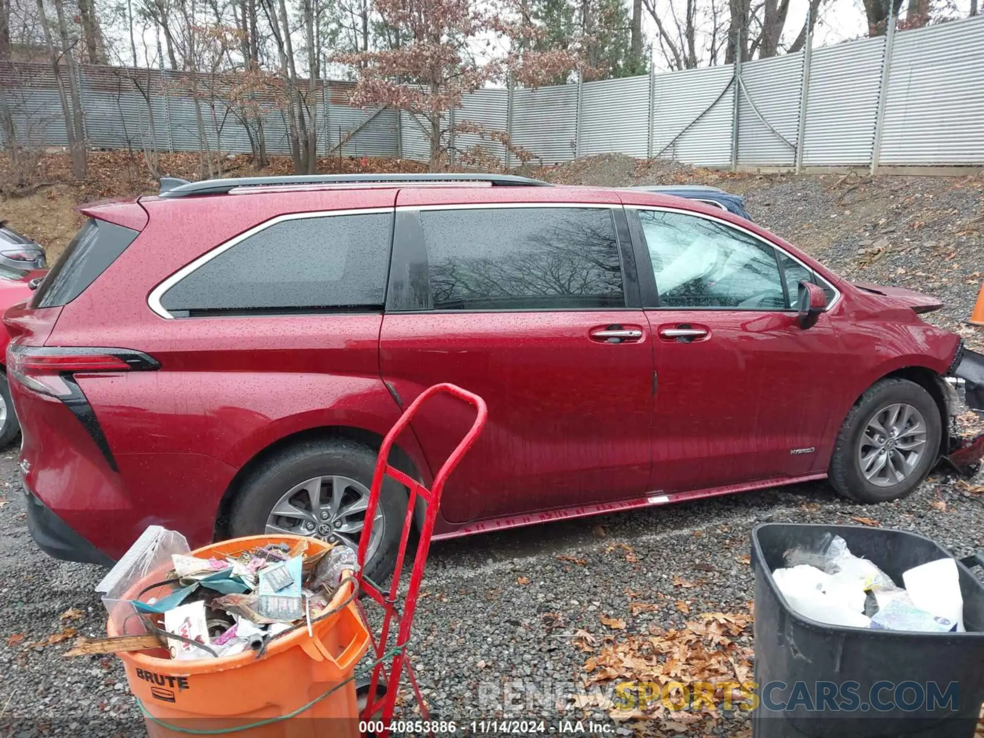14 fotografías del automóvil dañado 5TDJSKFCXMS014664 TOYOTA SIENNA 2021