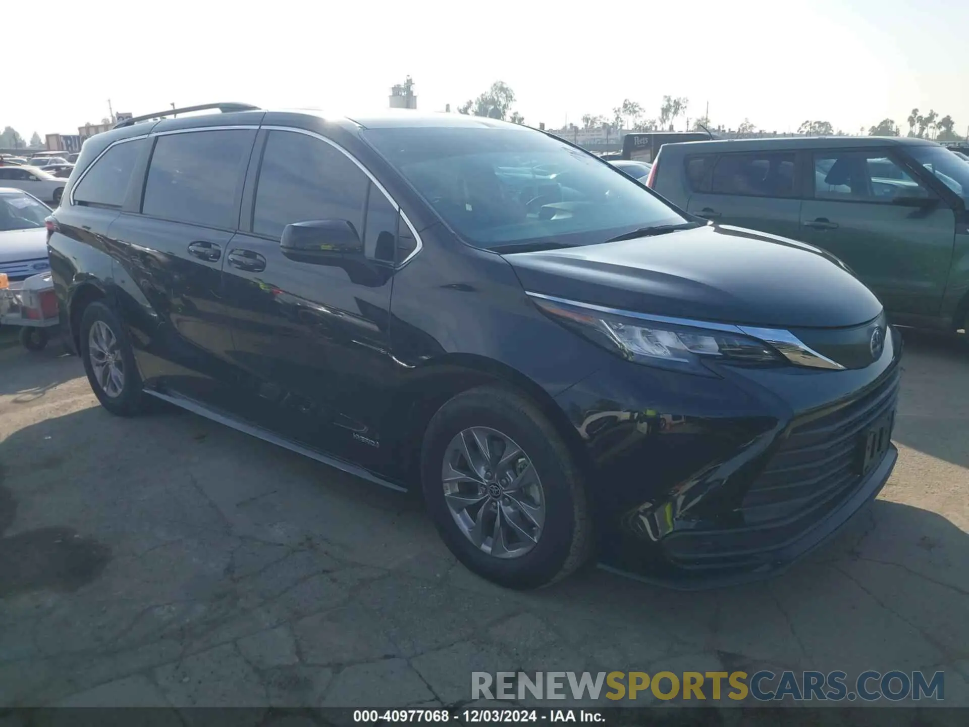 1 fotografías del automóvil dañado 5TDKRKEC0MS002654 TOYOTA SIENNA 2021