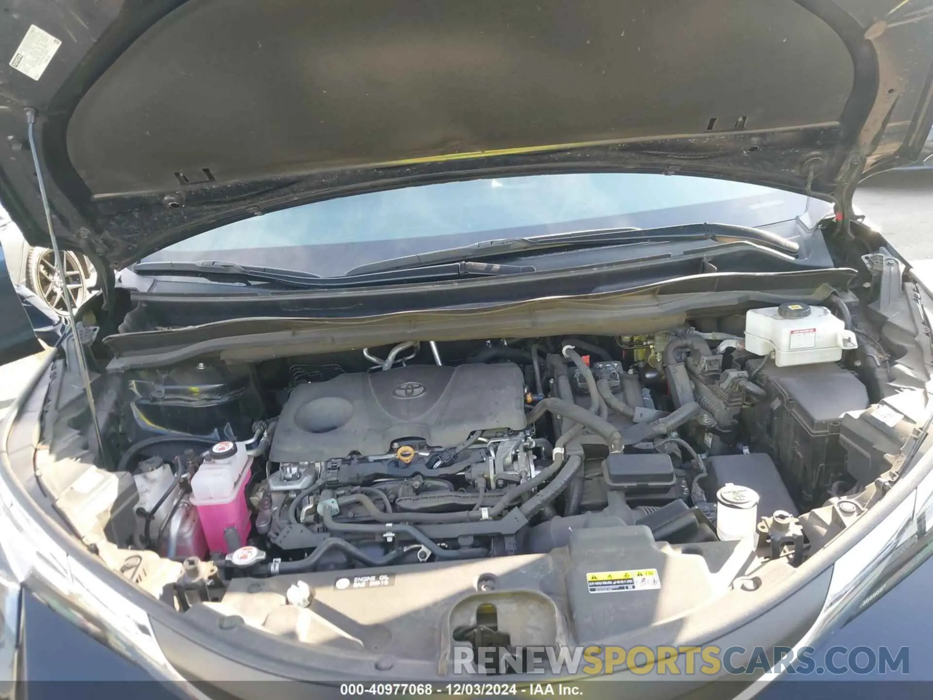 10 fotografías del automóvil dañado 5TDKRKEC0MS002654 TOYOTA SIENNA 2021