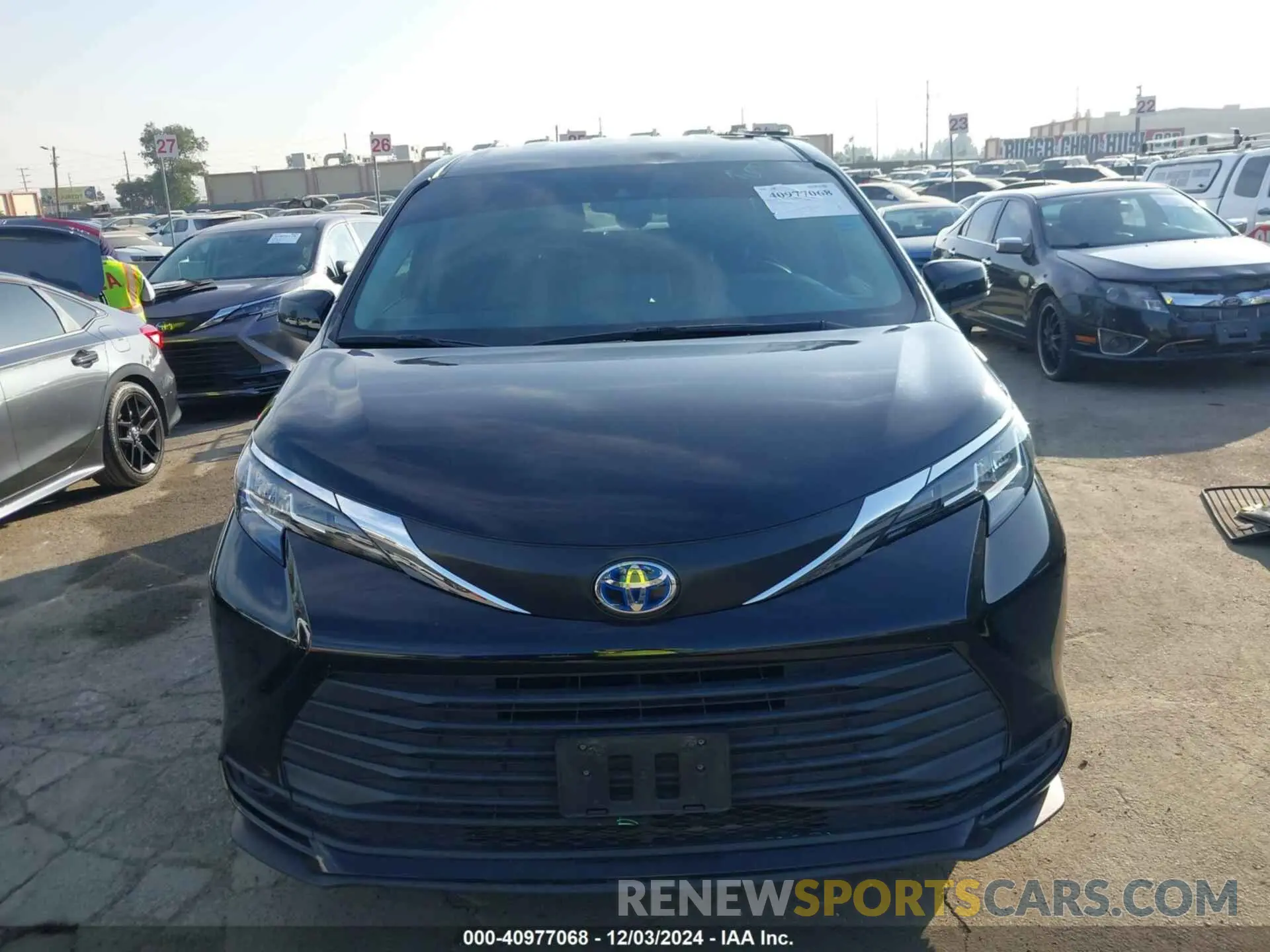 6 fotografías del automóvil dañado 5TDKRKEC0MS002654 TOYOTA SIENNA 2021