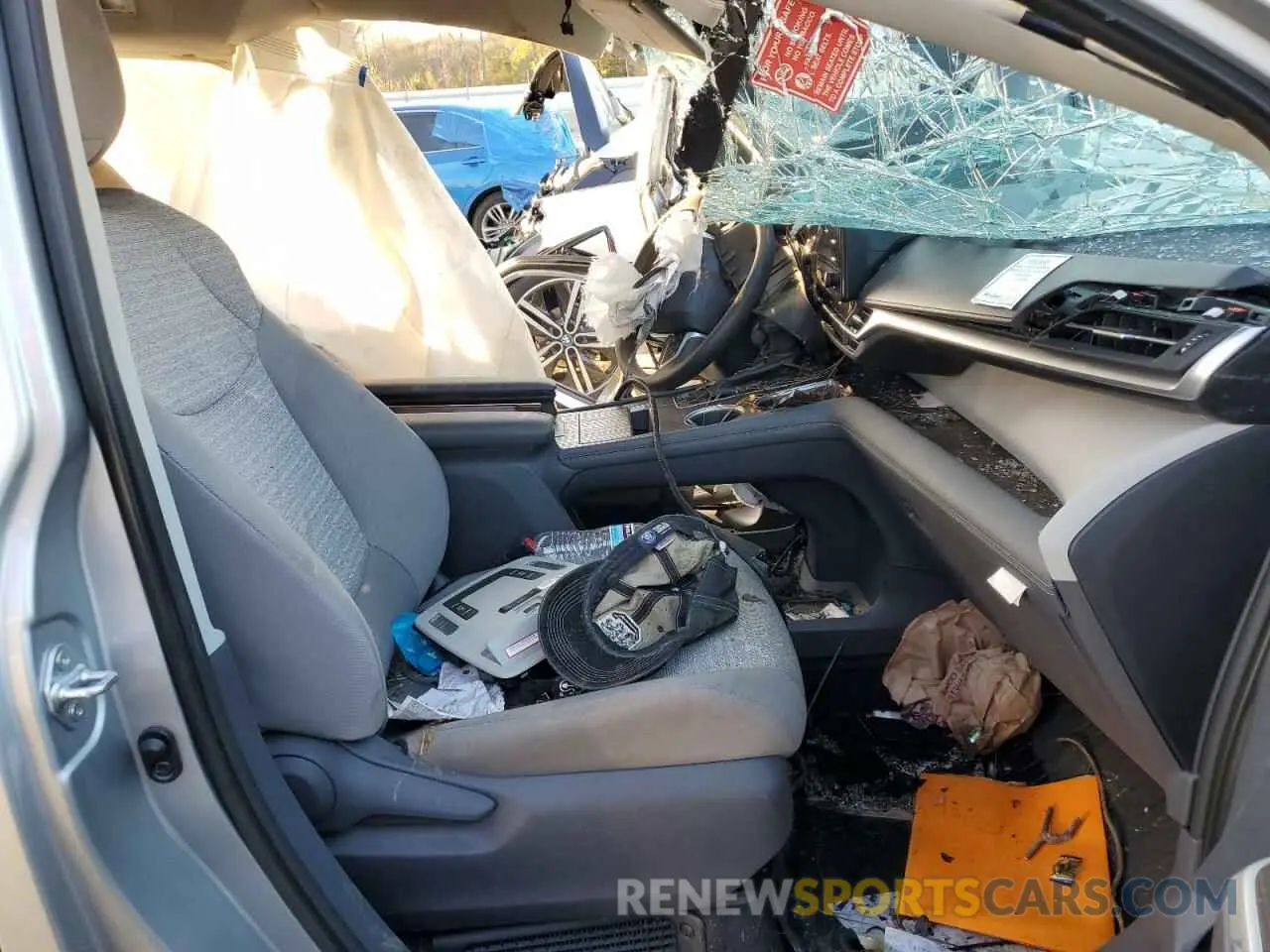 5 fotografías del automóvil dañado 5TDKRKEC1MS065200 TOYOTA SIENNA 2021