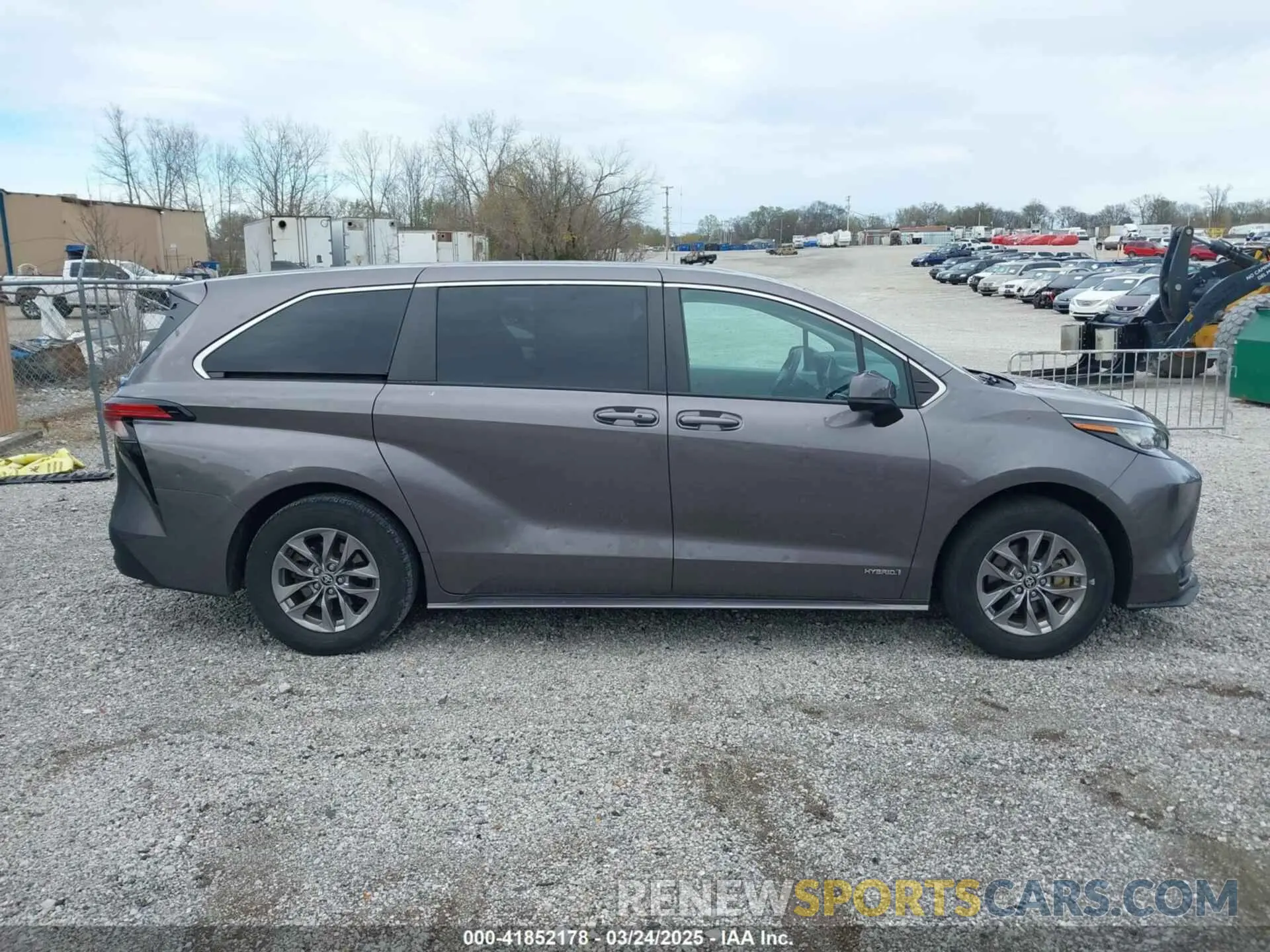 13 fotografías del automóvil dañado 5TDKRKEC3MS045790 TOYOTA SIENNA 2021
