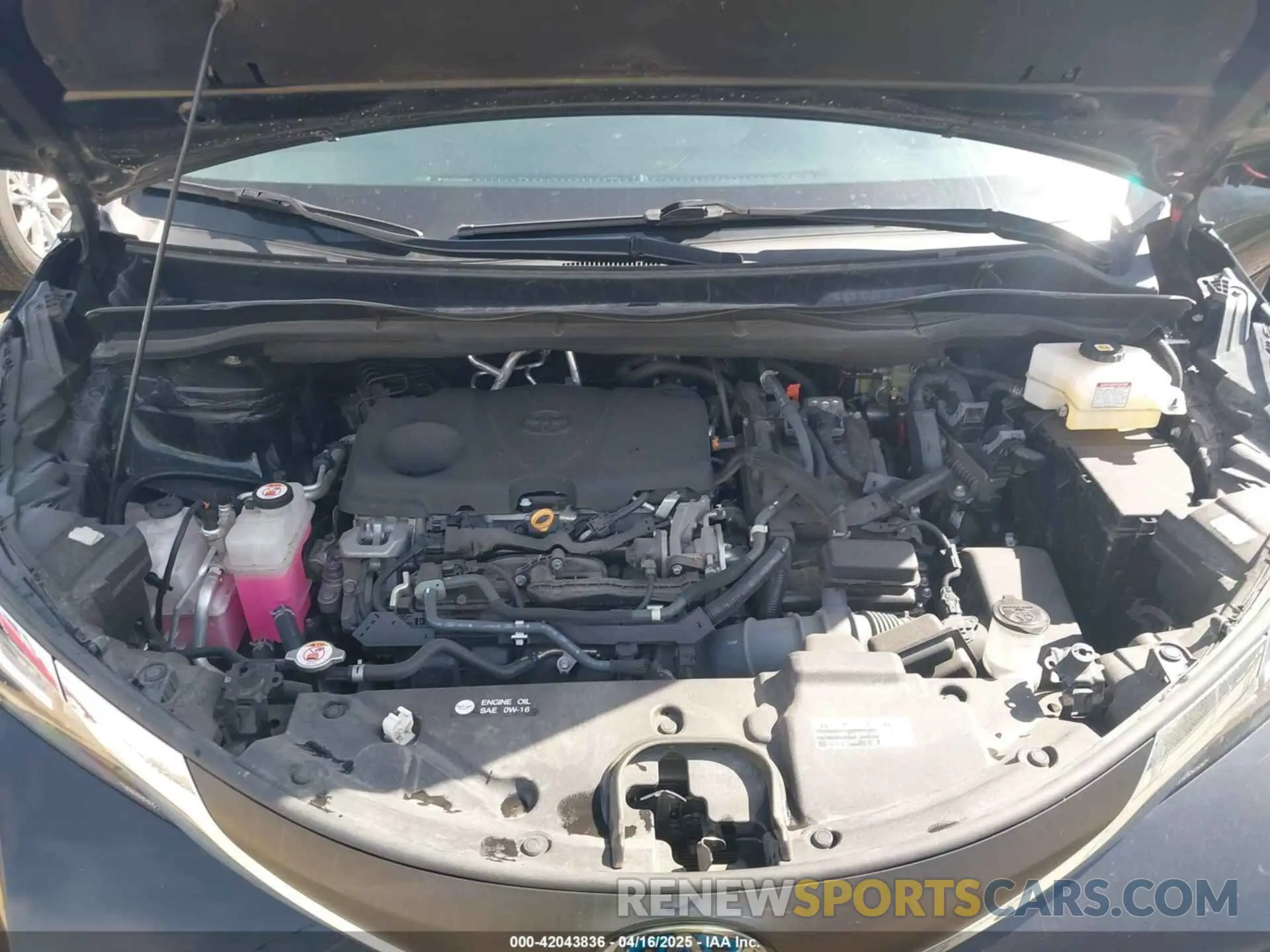 10 fotografías del automóvil dañado 5TDKRKEC4MS013804 TOYOTA SIENNA 2021