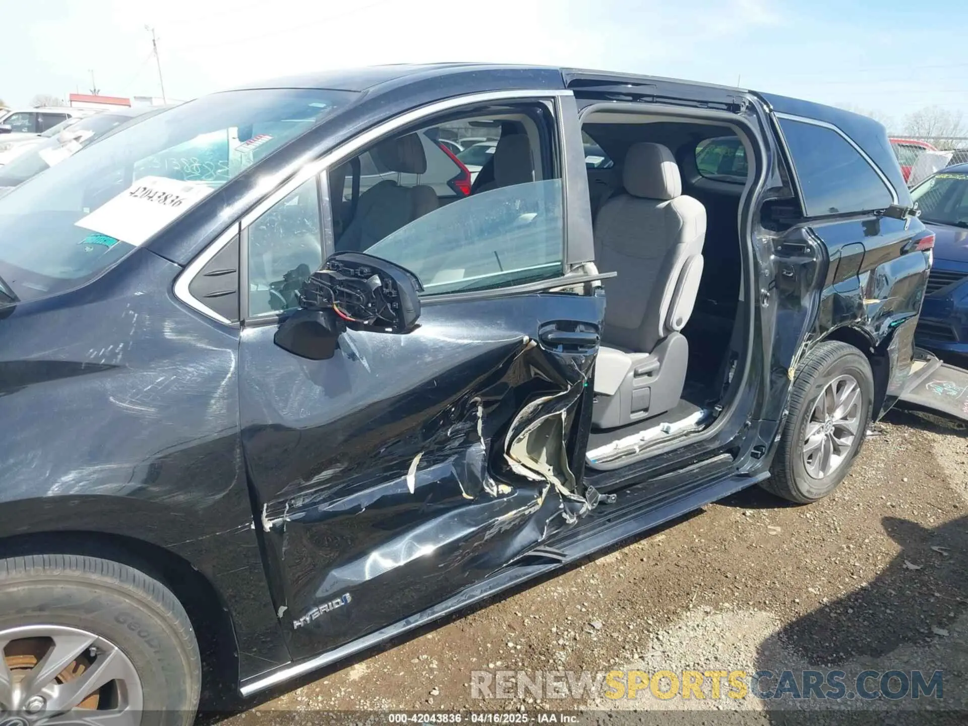 6 fotografías del automóvil dañado 5TDKRKEC4MS013804 TOYOTA SIENNA 2021