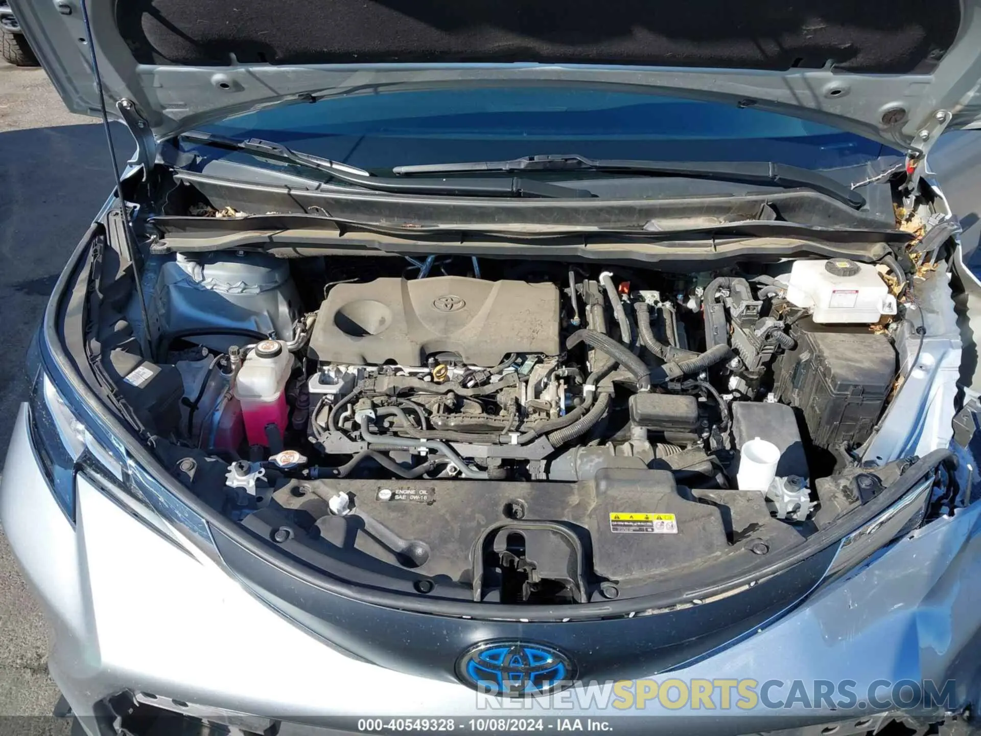 10 fotografías del automóvil dañado 5TDKRKEC4MS074294 TOYOTA SIENNA 2021
