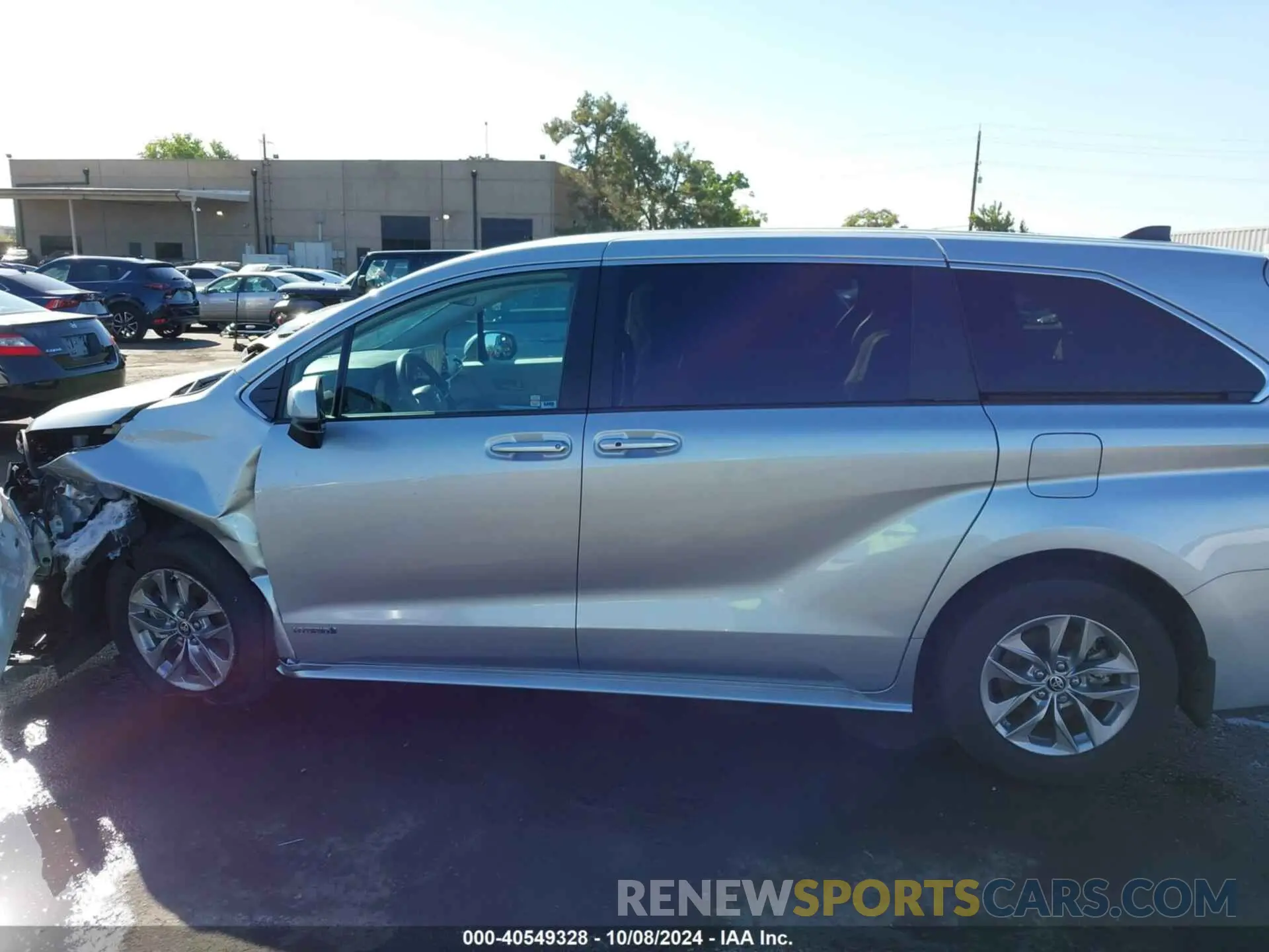 15 fotografías del automóvil dañado 5TDKRKEC4MS074294 TOYOTA SIENNA 2021