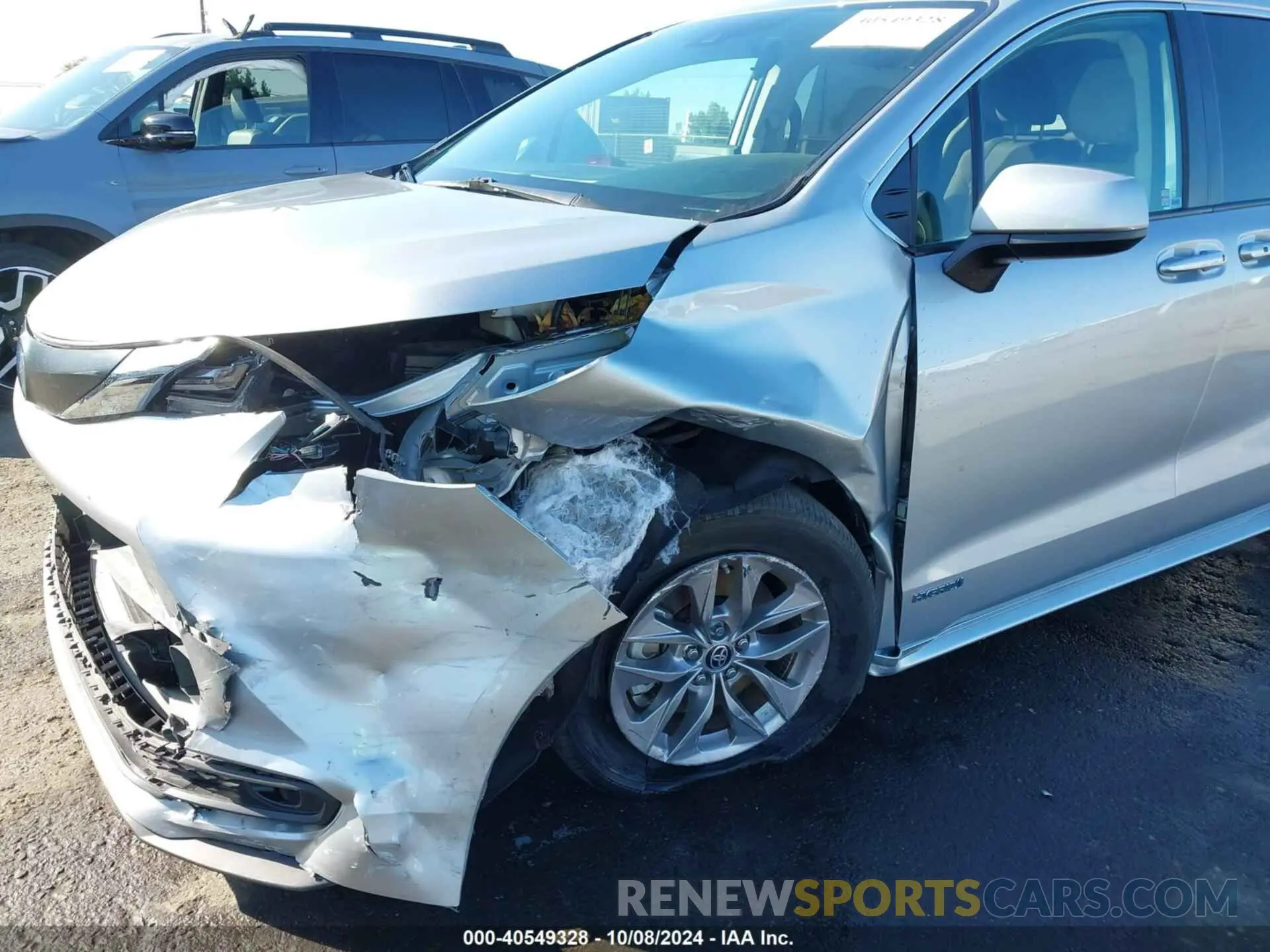 6 fotografías del automóvil dañado 5TDKRKEC4MS074294 TOYOTA SIENNA 2021