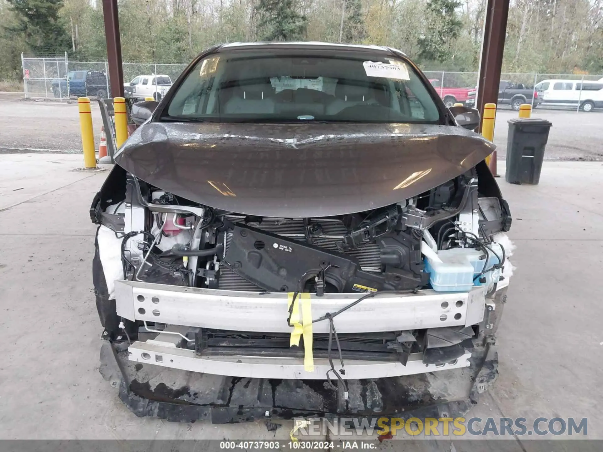 13 fotografías del automóvil dañado 5TDKRKEC5MS016873 TOYOTA SIENNA 2021